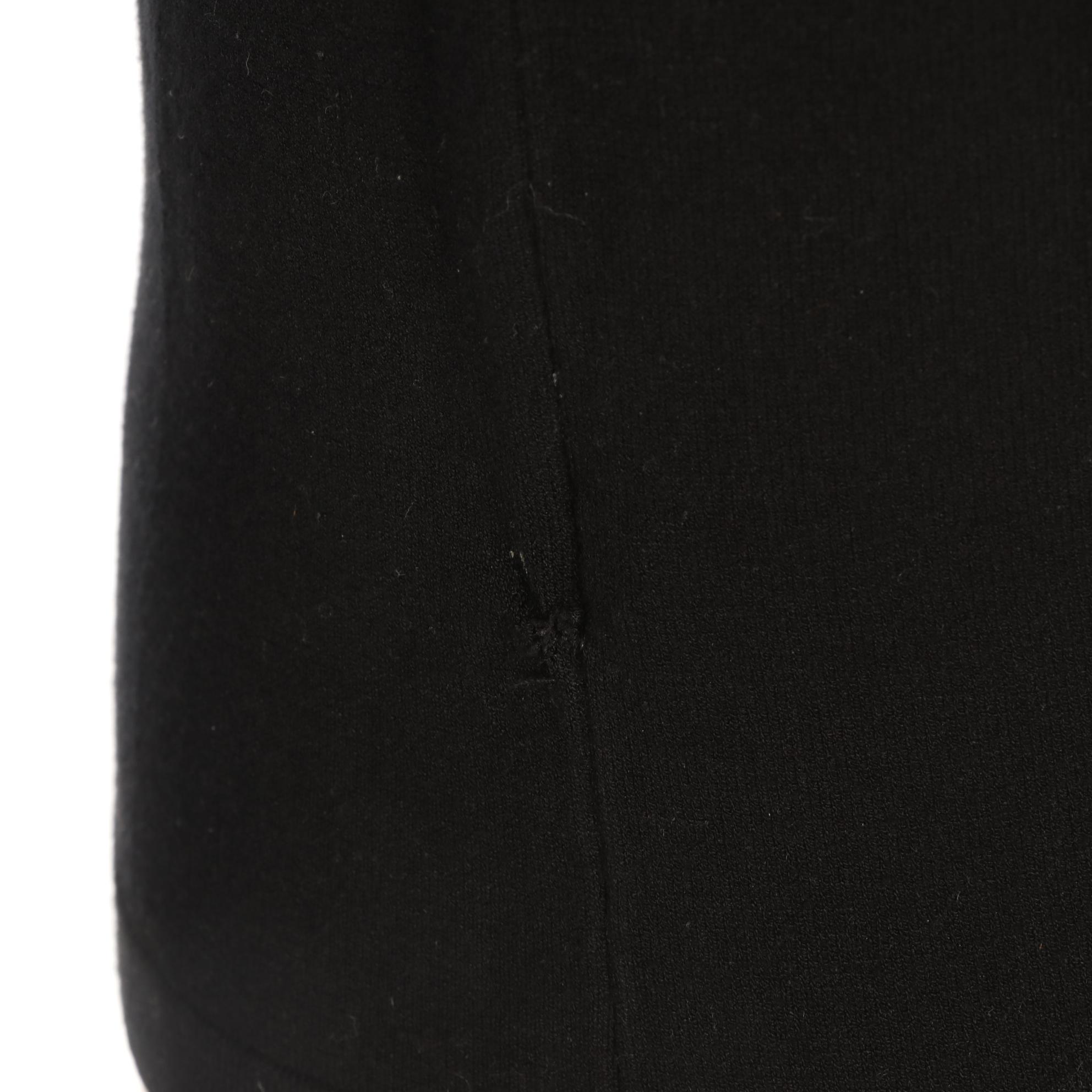 Dolce & Gabbana Black Cardigan with Floral Embellished Buttons