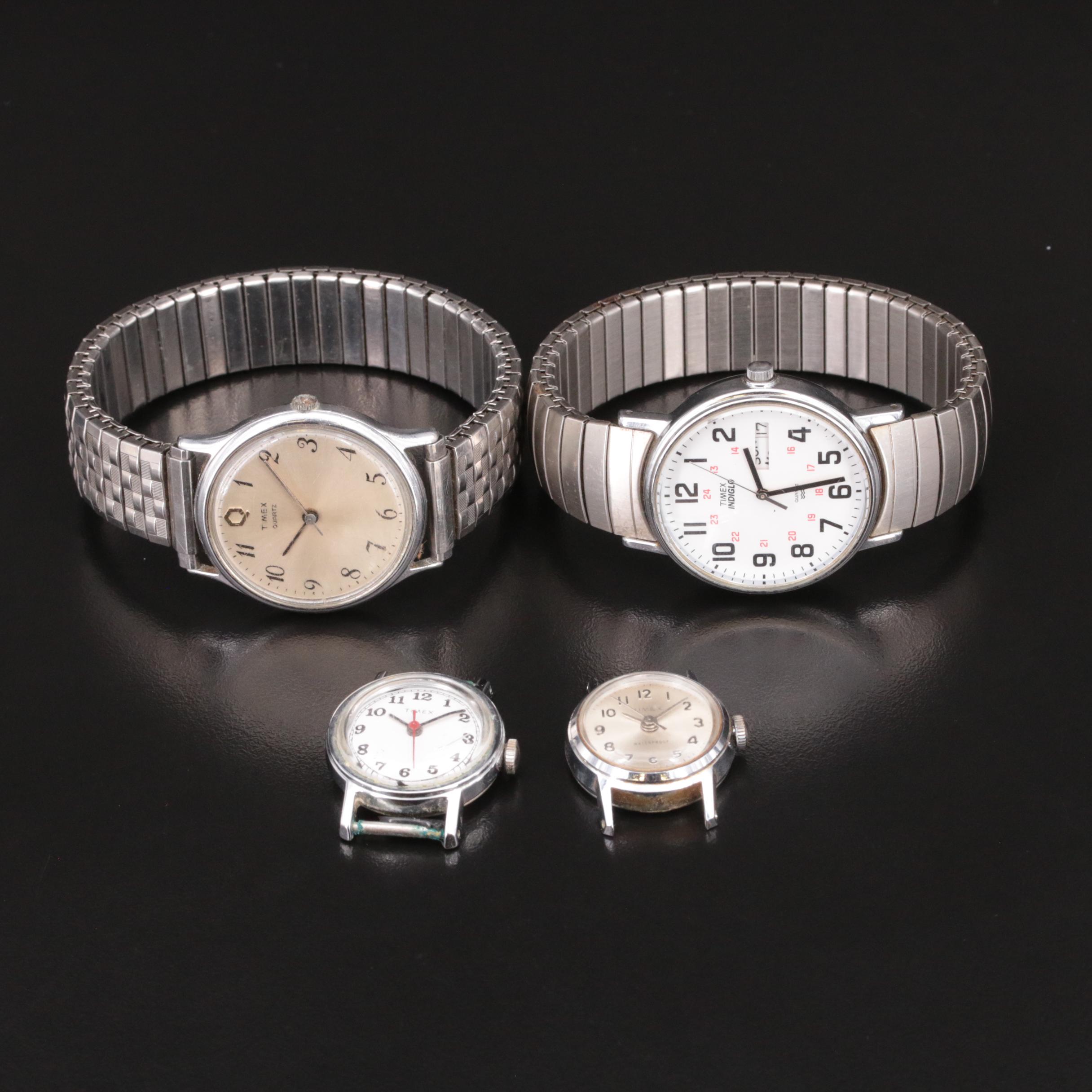 Vintage Timex Watch Selection Featuring Mechanical and Quartz Watches