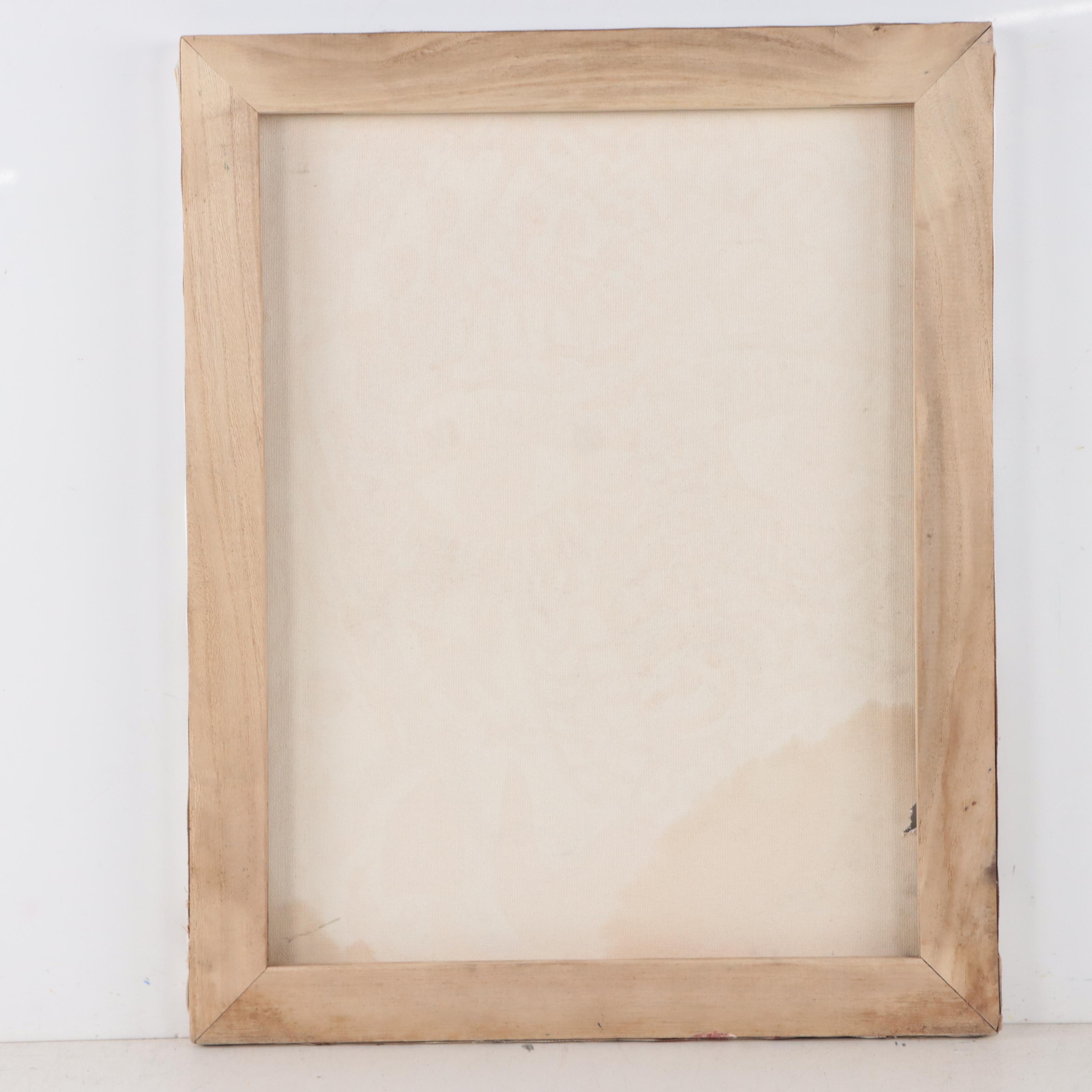 Robert Wright Surreal Portrait Acrylic Painting