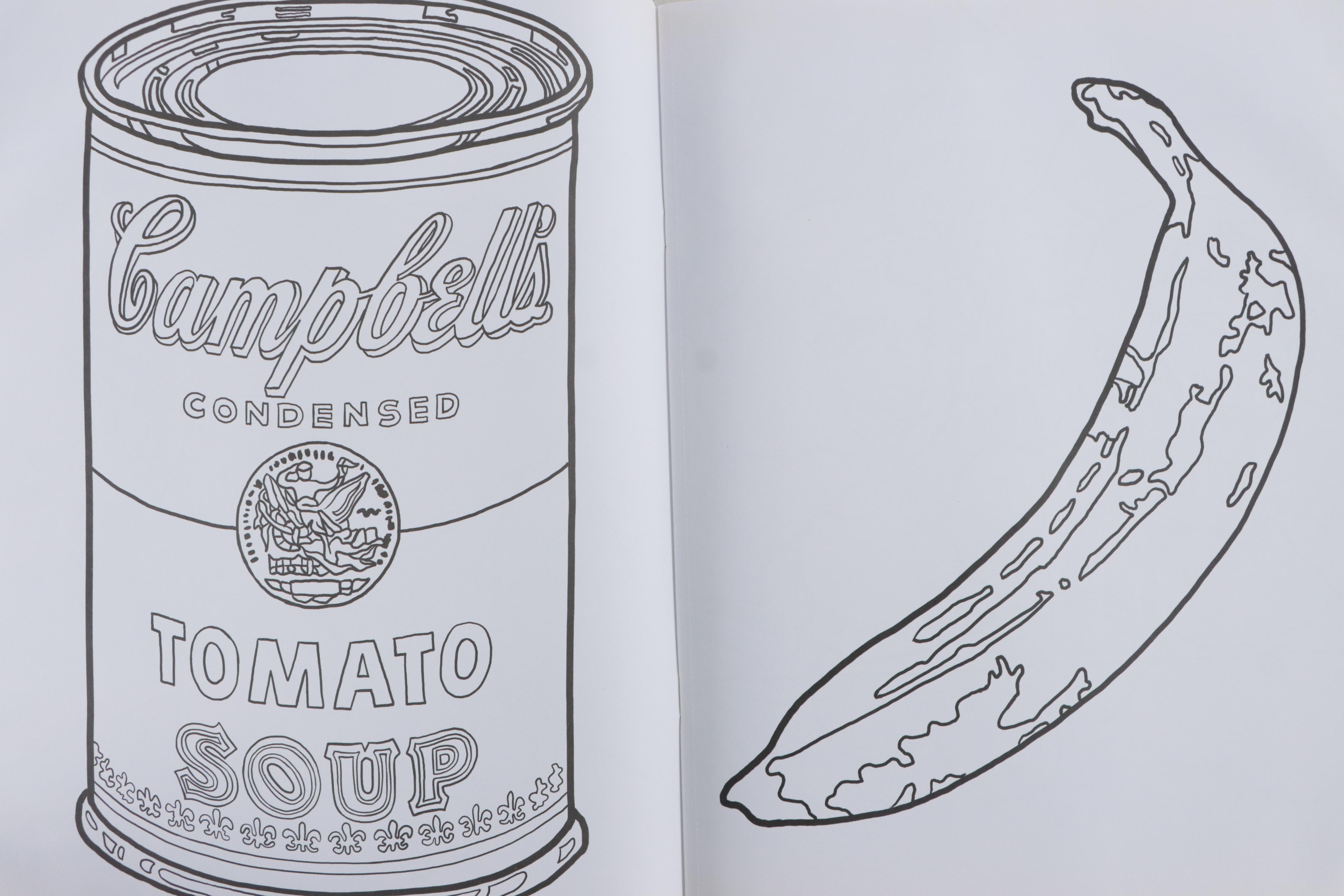 "Andy Warhol Coloring Book," 2016