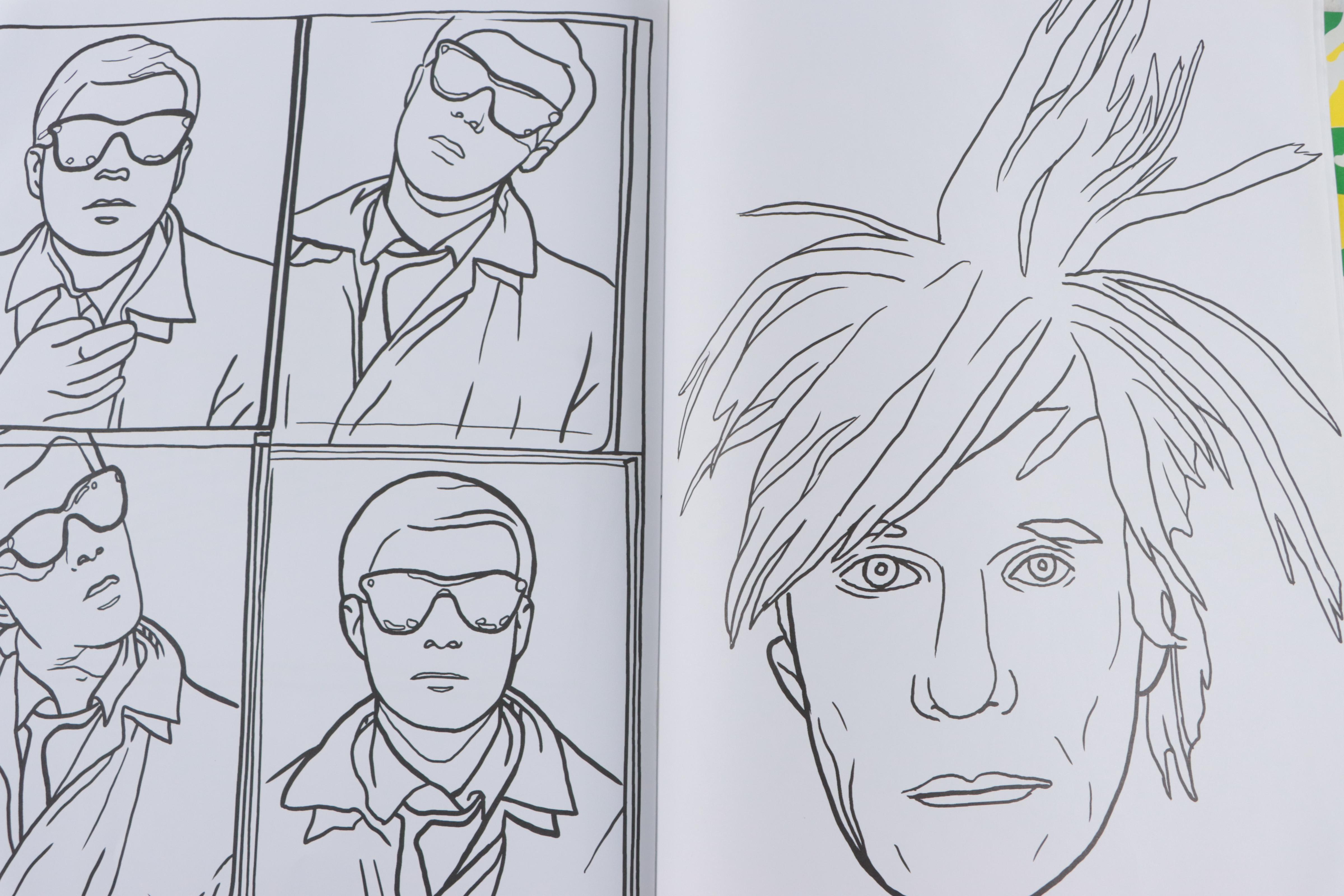 "Andy Warhol Coloring Book," 2016