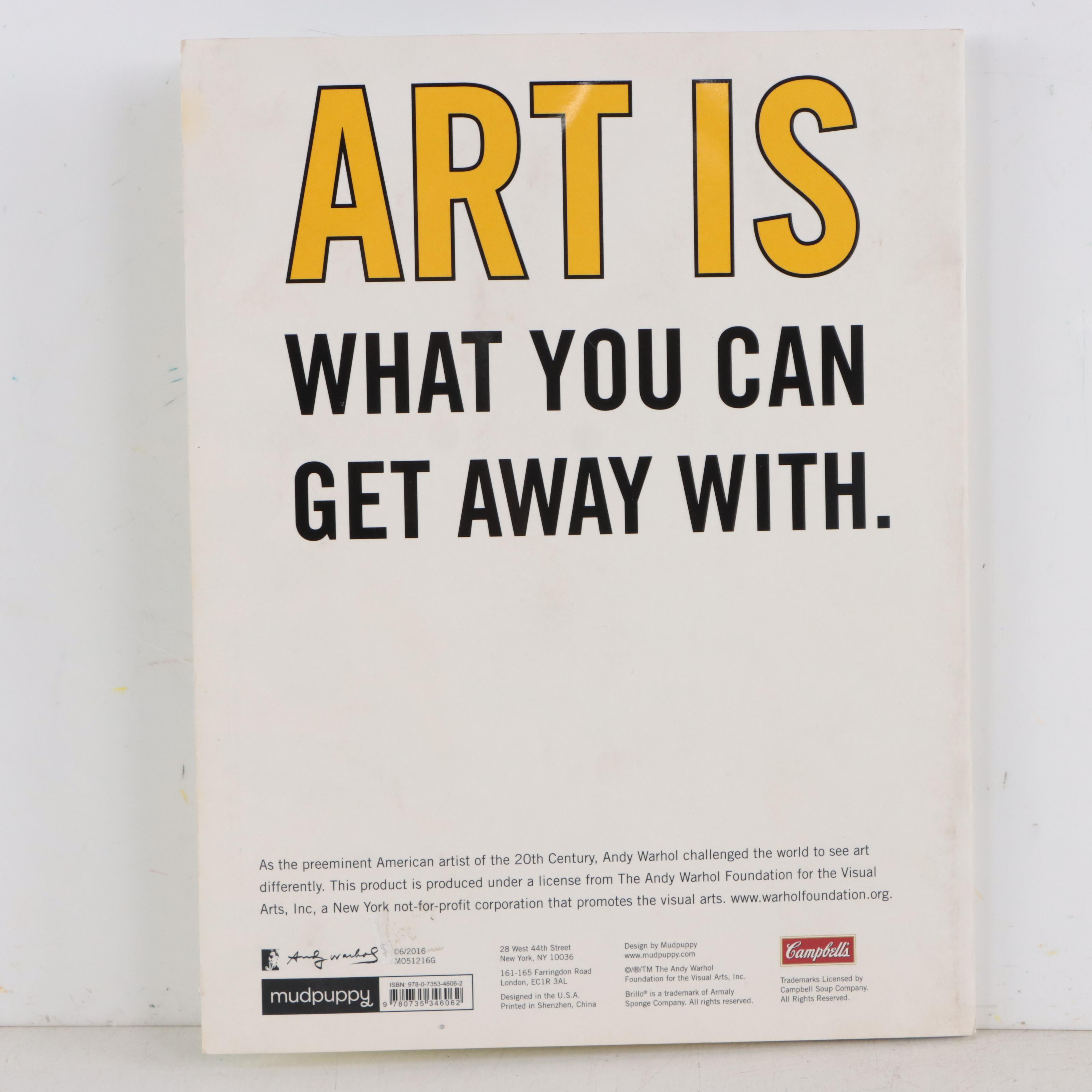 "Andy Warhol Coloring Book," 2016