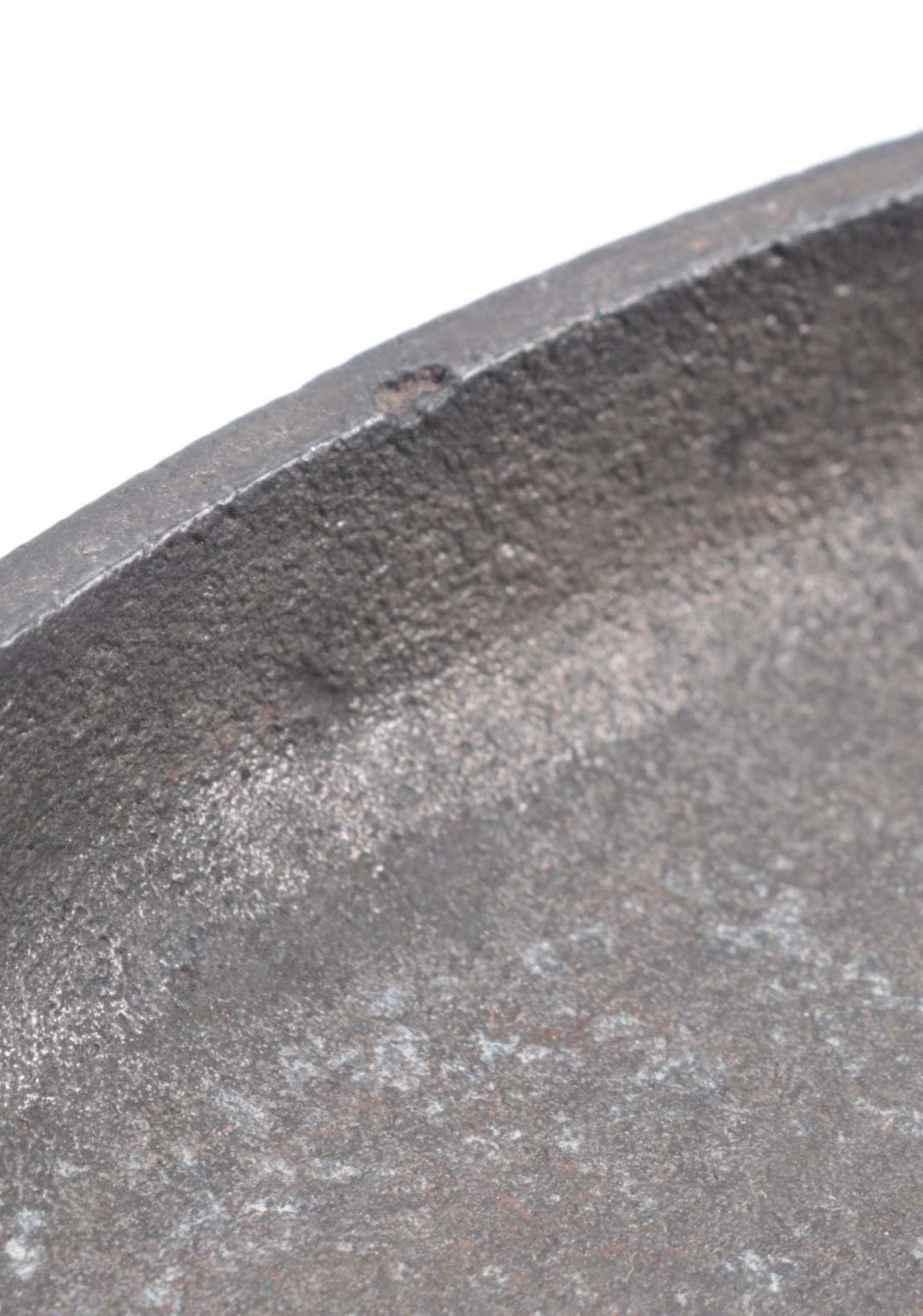 Japanese Cast Iron Usubata Ikebana Vase