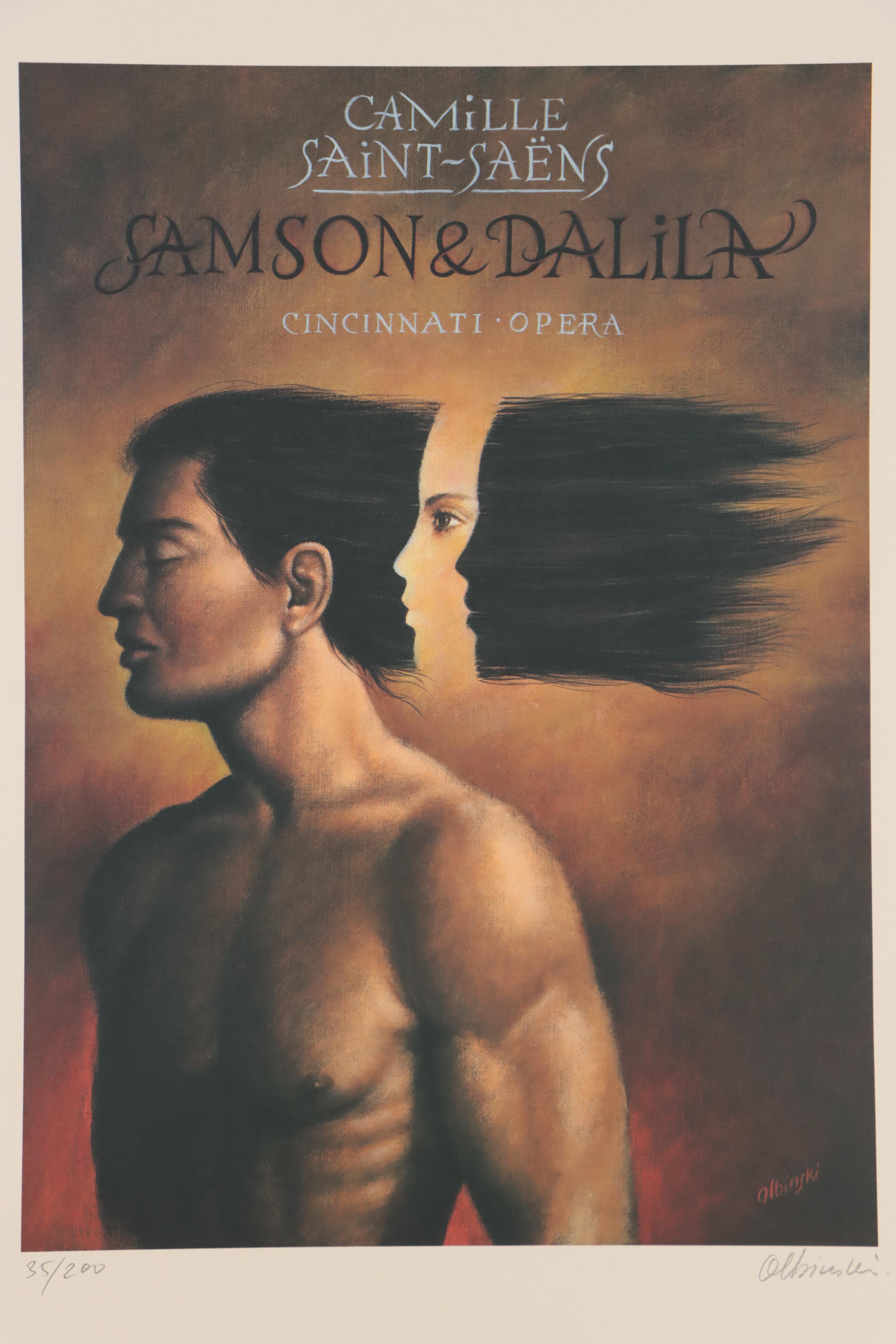 Rafal Olbinski Offset Lithograph Posters of World Famous Operas