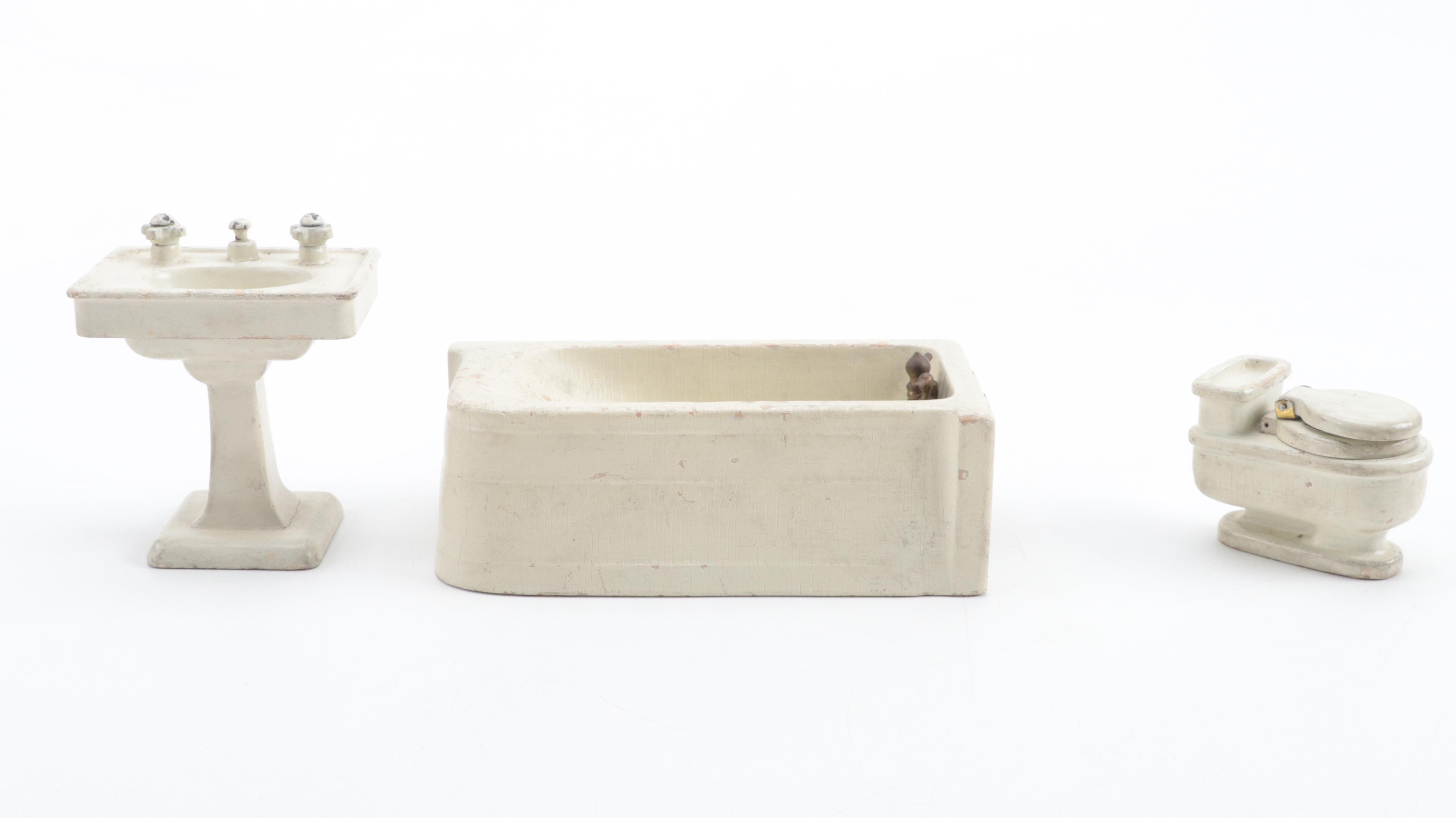 Doll House Furniture and Accessories, Mid to Late 20th Century