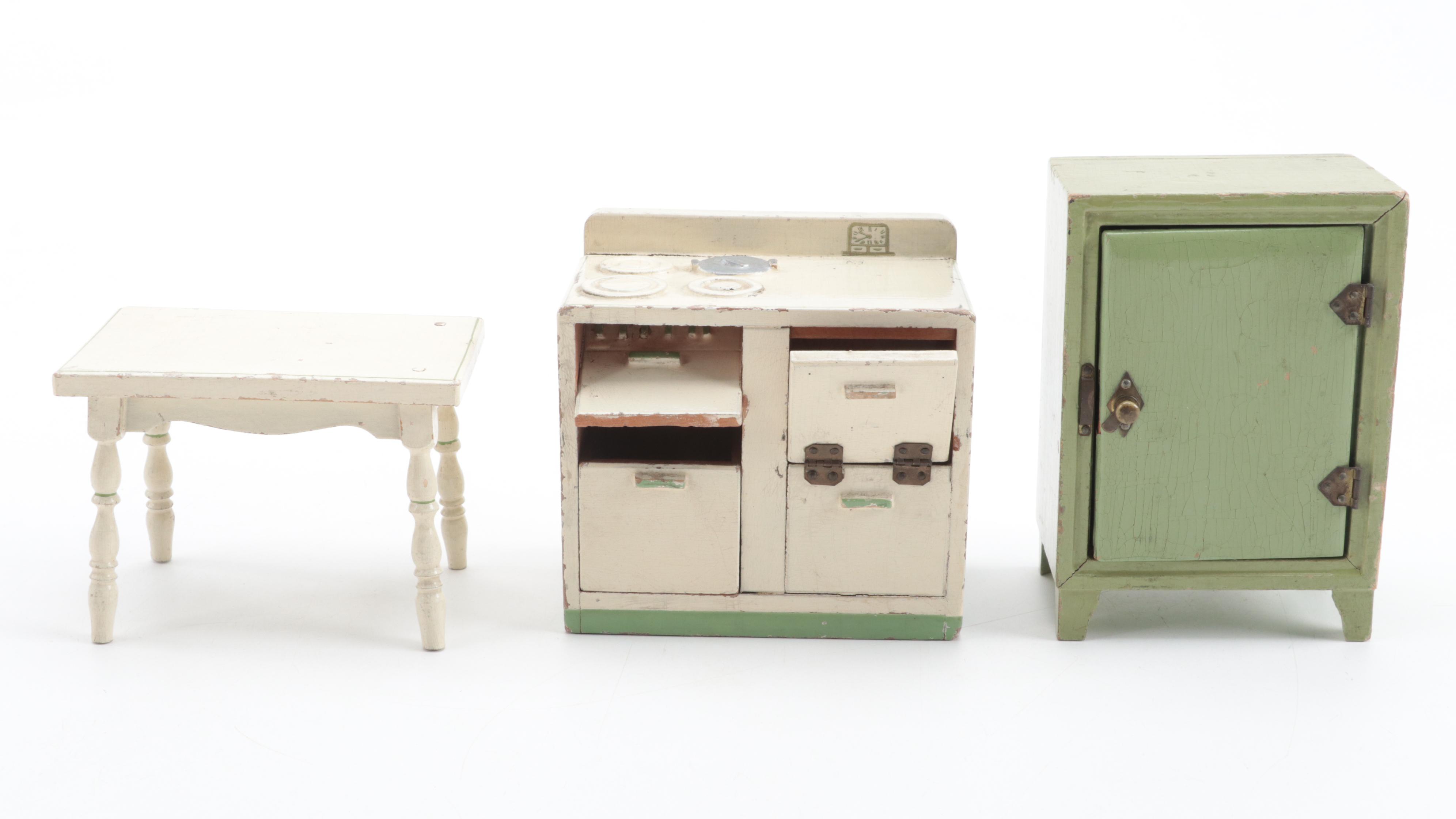 Doll House Furniture and Accessories, Mid to Late 20th Century