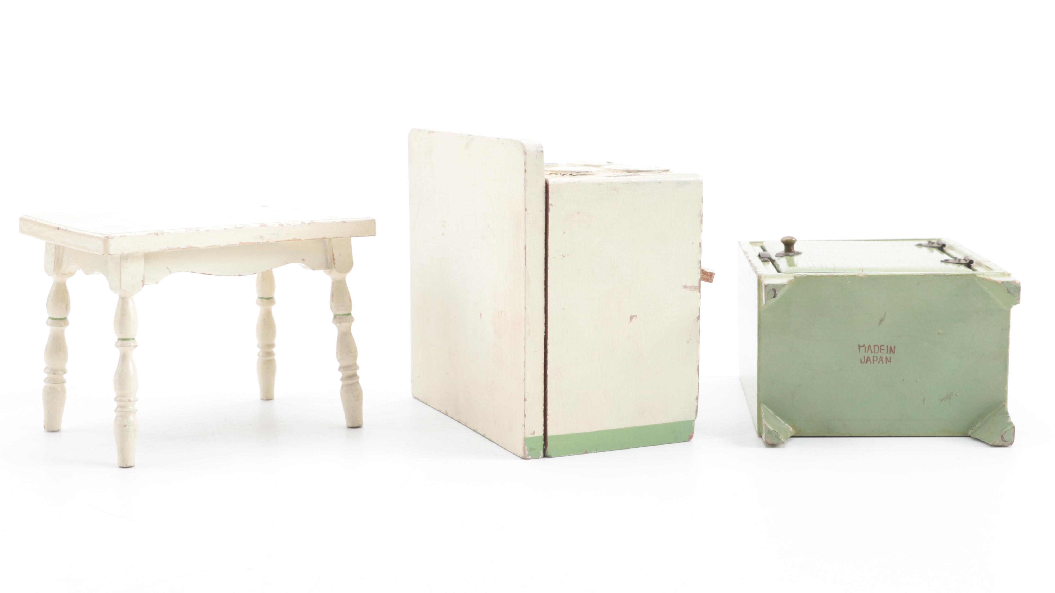 Doll House Furniture and Accessories, Mid to Late 20th Century