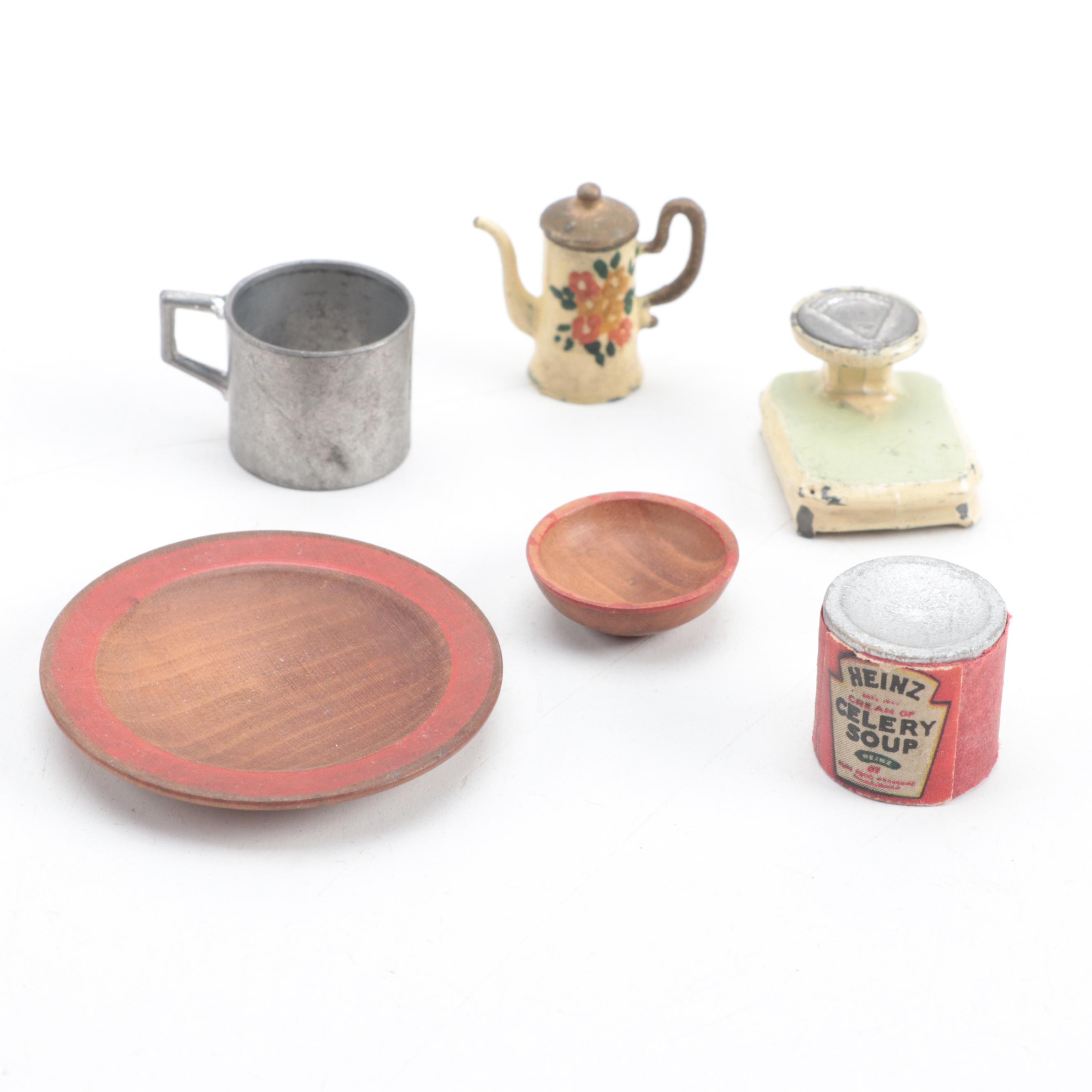 Doll House Furniture and Accessories, Mid to Late 20th Century