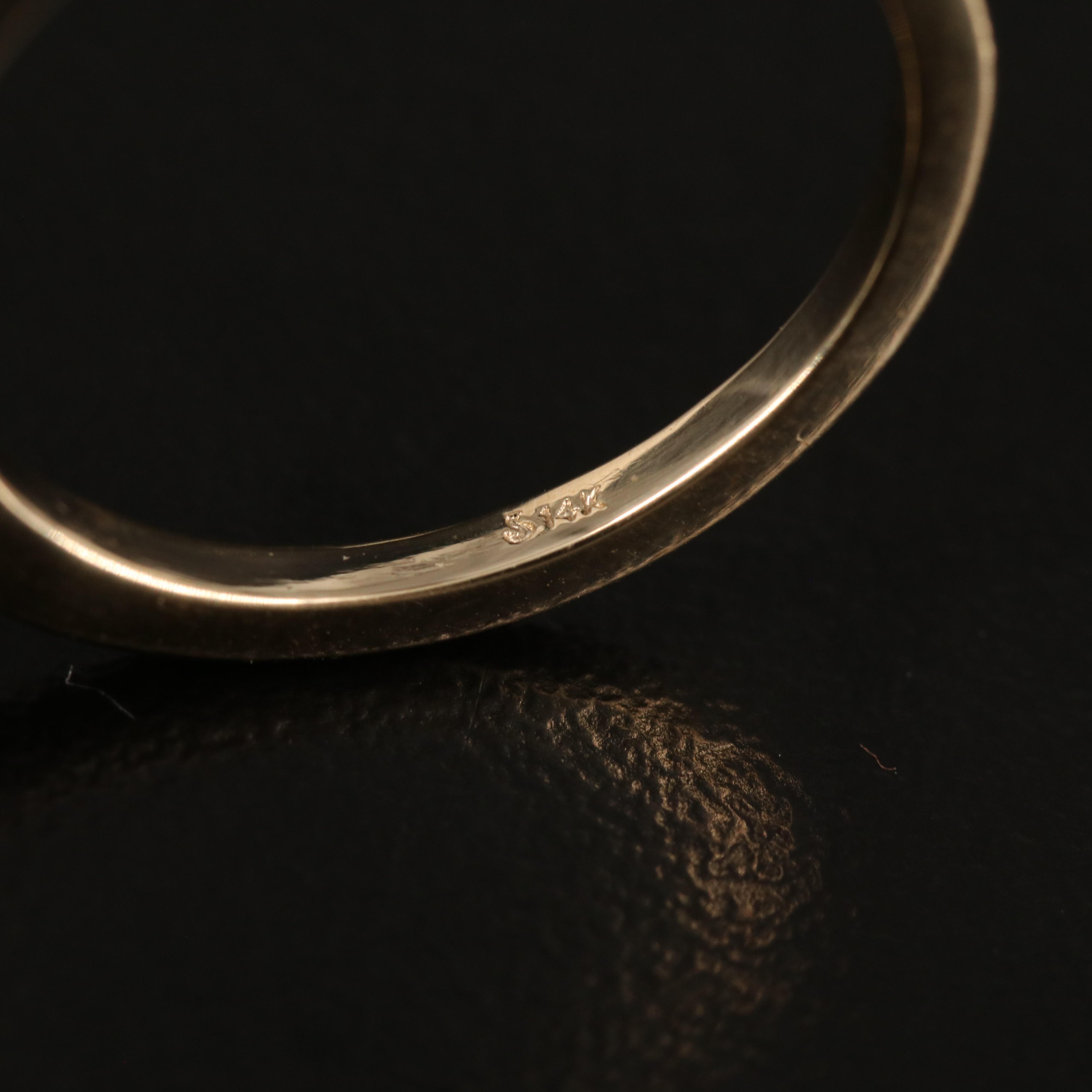 14K 3.15 CT Fancy Blue Diamond Solitaire Ring