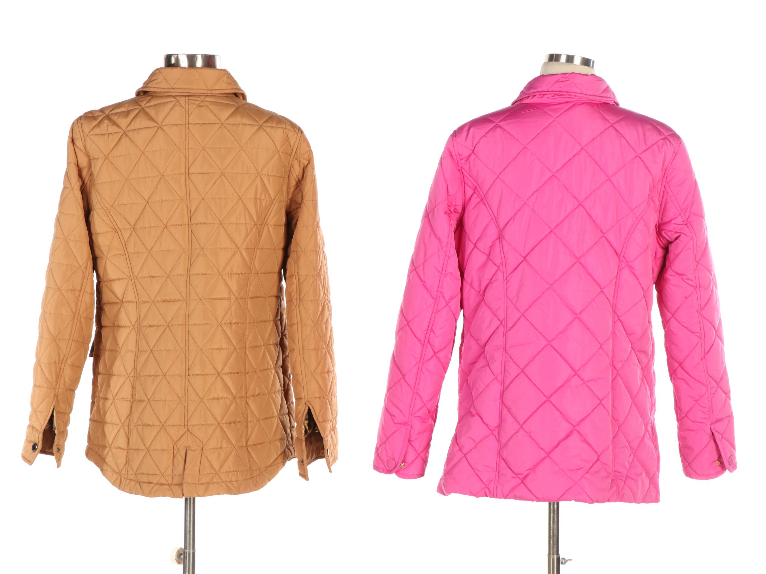 Isaac Mizrahi Live Padded/Quilted Snap-Front Jackets
