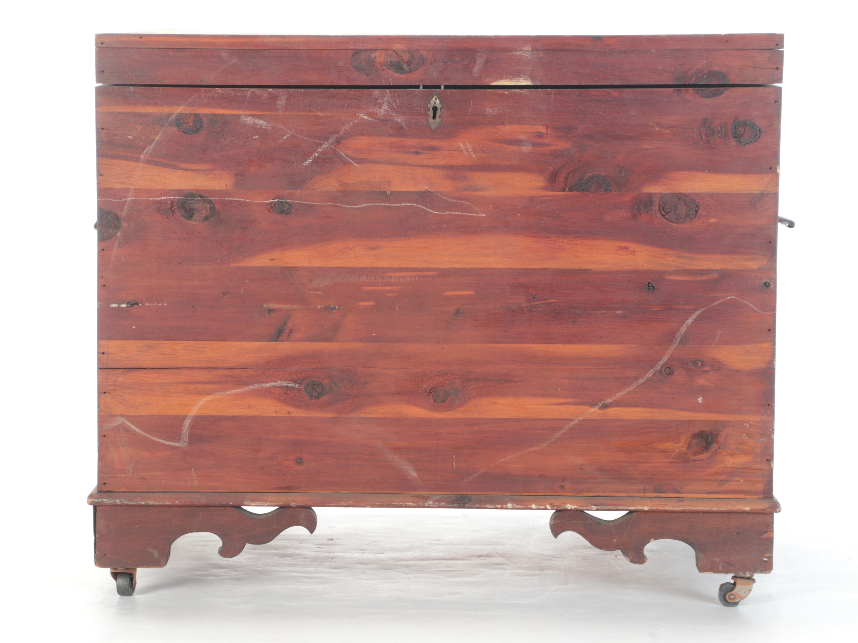 Cedar Chest on Casters, Early 20th Century