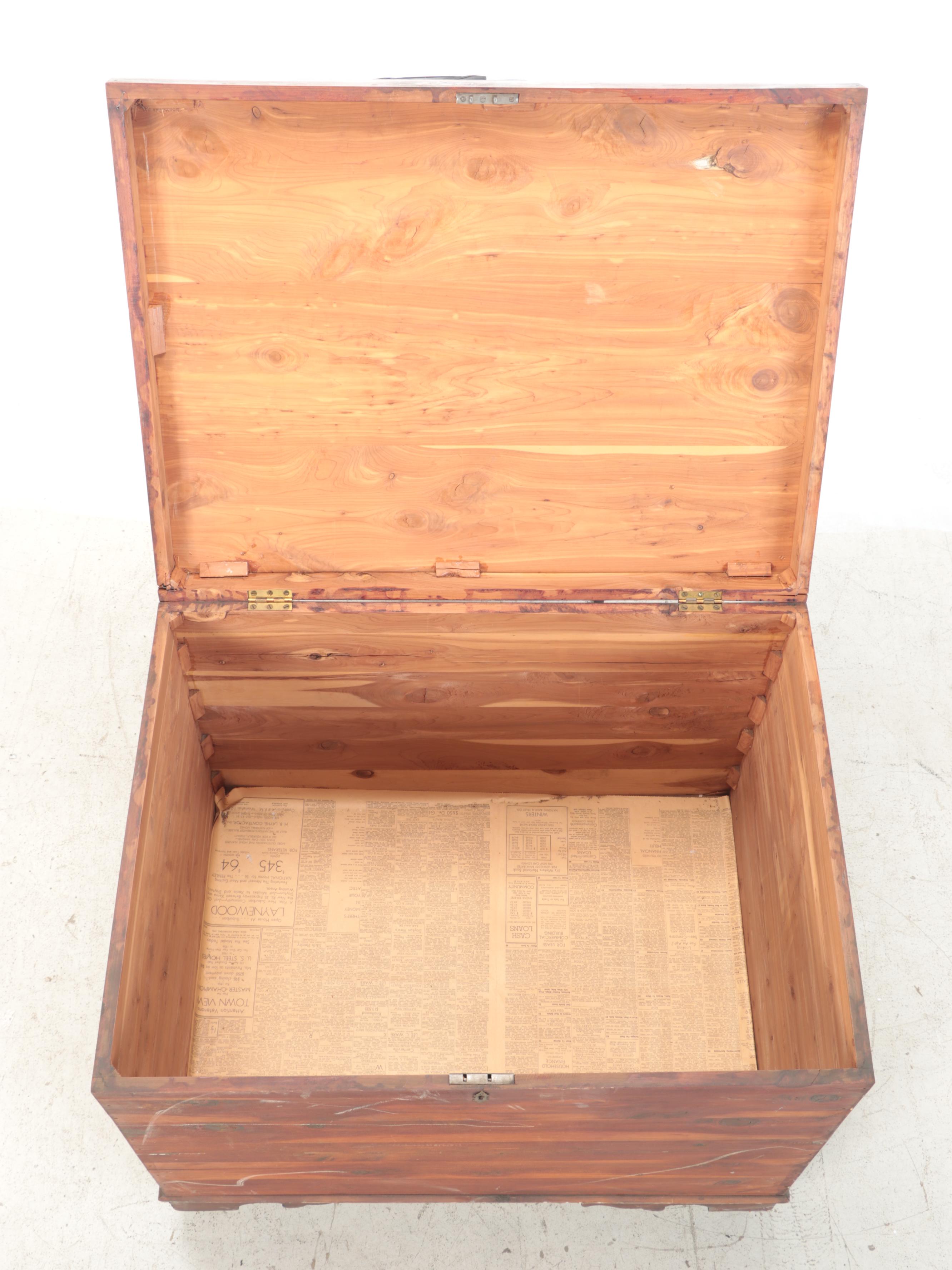 Cedar Chest on Casters, Early 20th Century