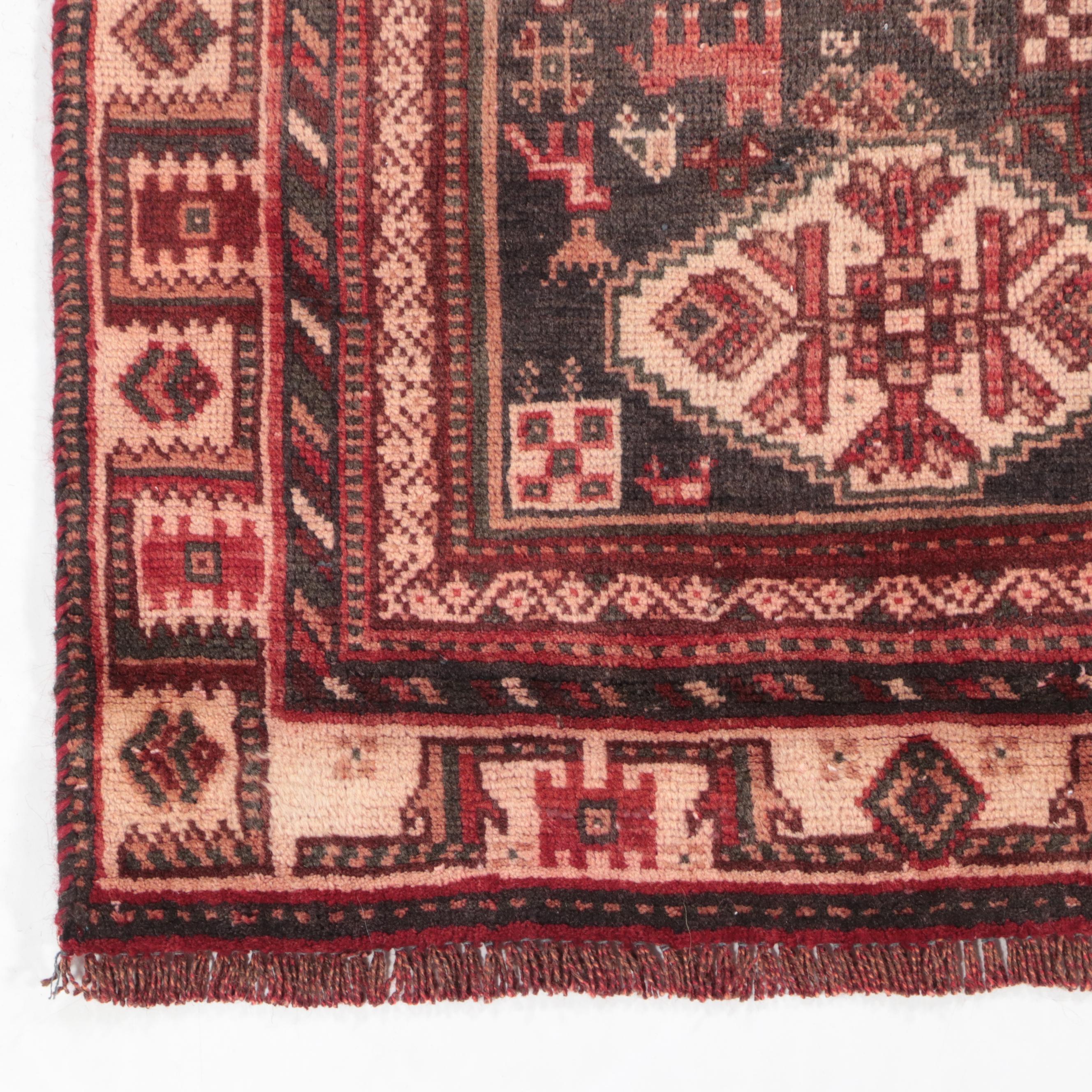 6'6 x 9'1 Hand-Knotted Persian Qashqai Area Rug