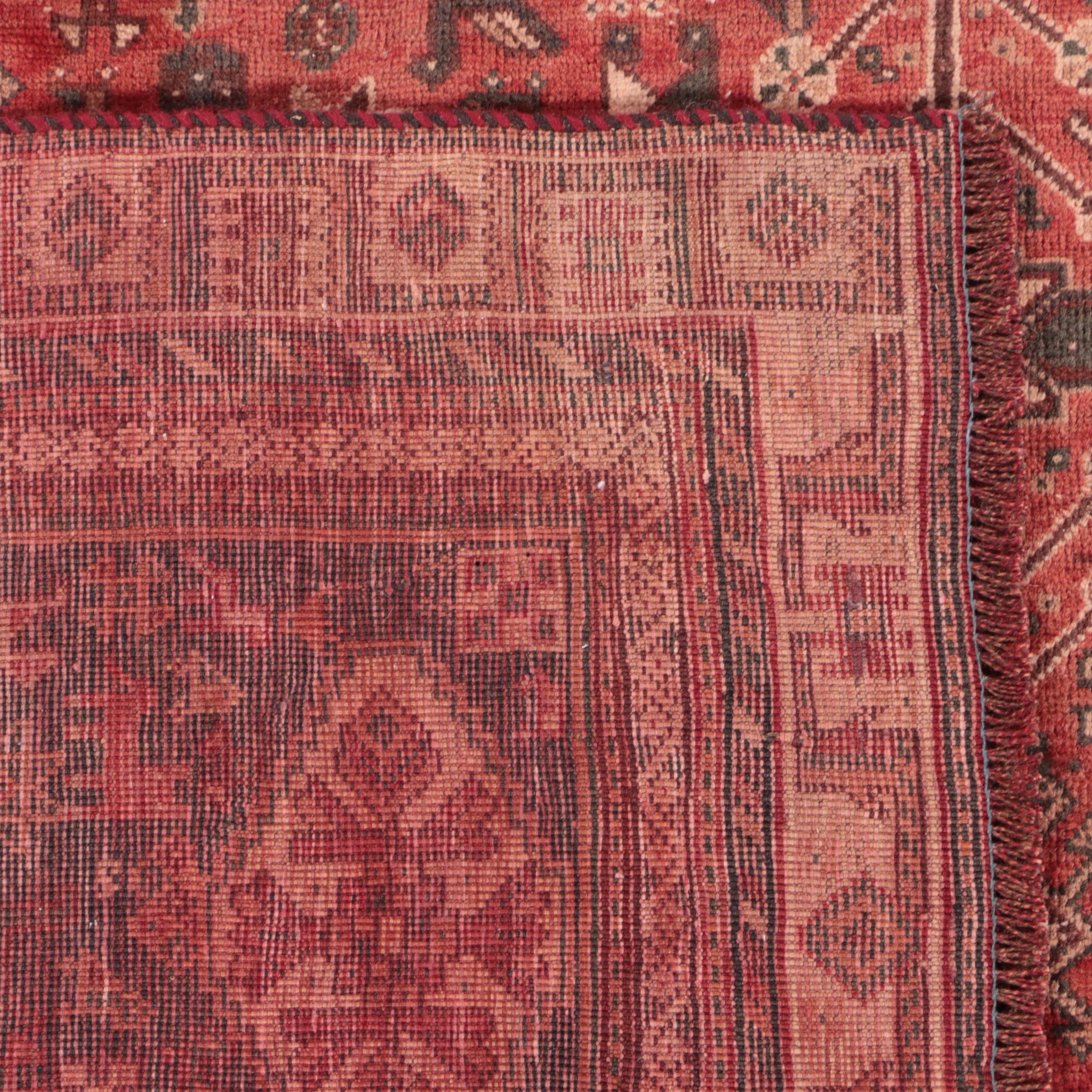 6'6 x 9'1 Hand-Knotted Persian Qashqai Area Rug