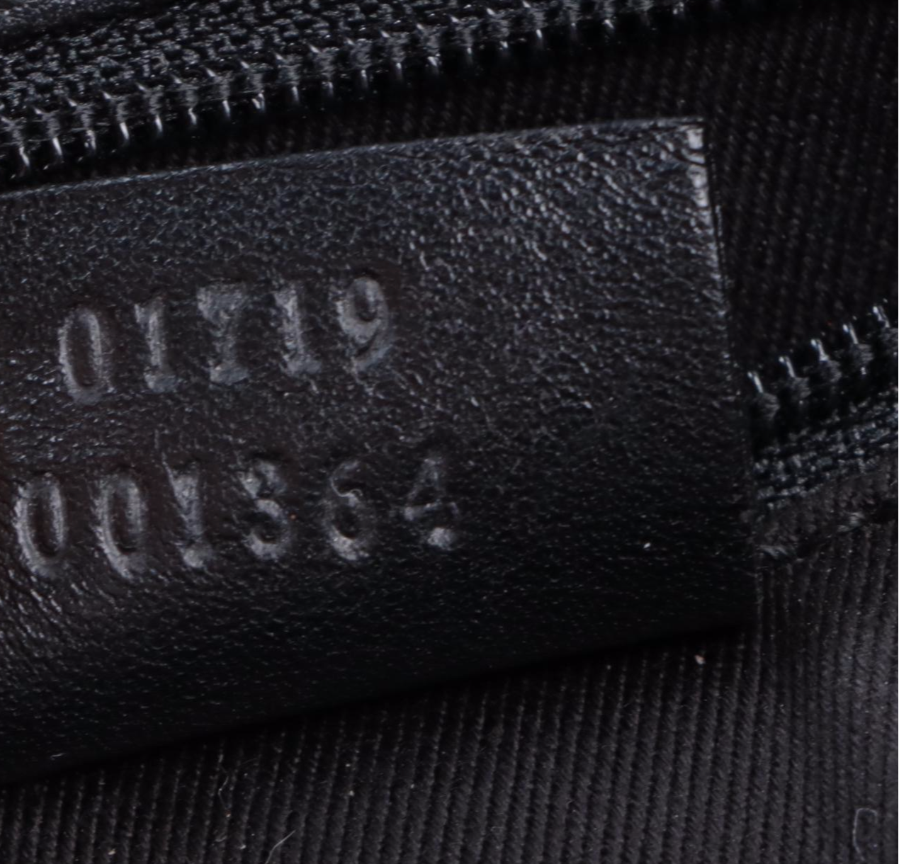 Gucci Black Guccissima Canvas and Leather Shoulder Bag with Push-Lock