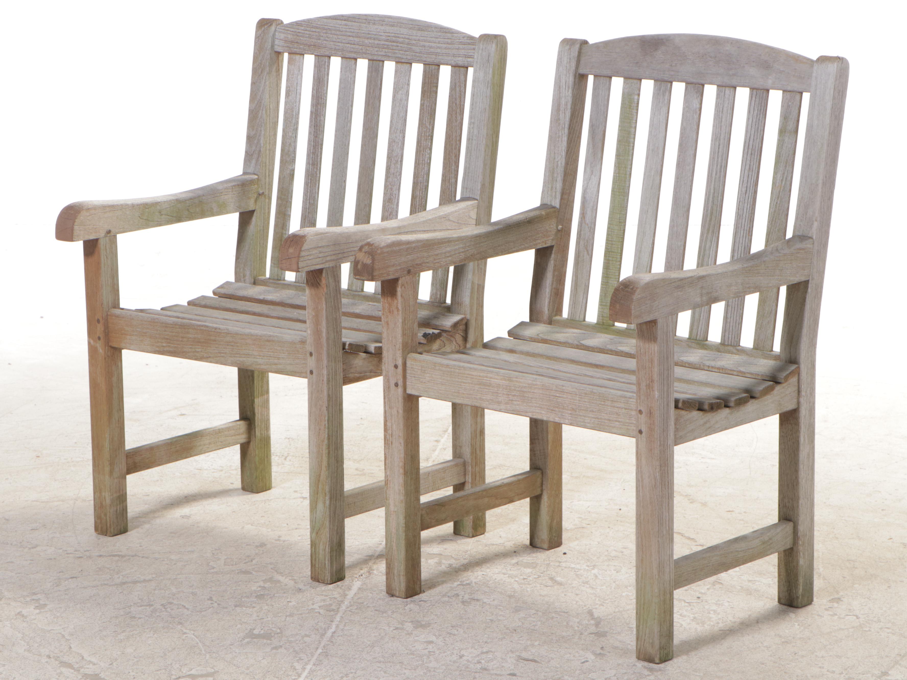 Five-Piece Smith & Hawken Teak Patio Dining Set