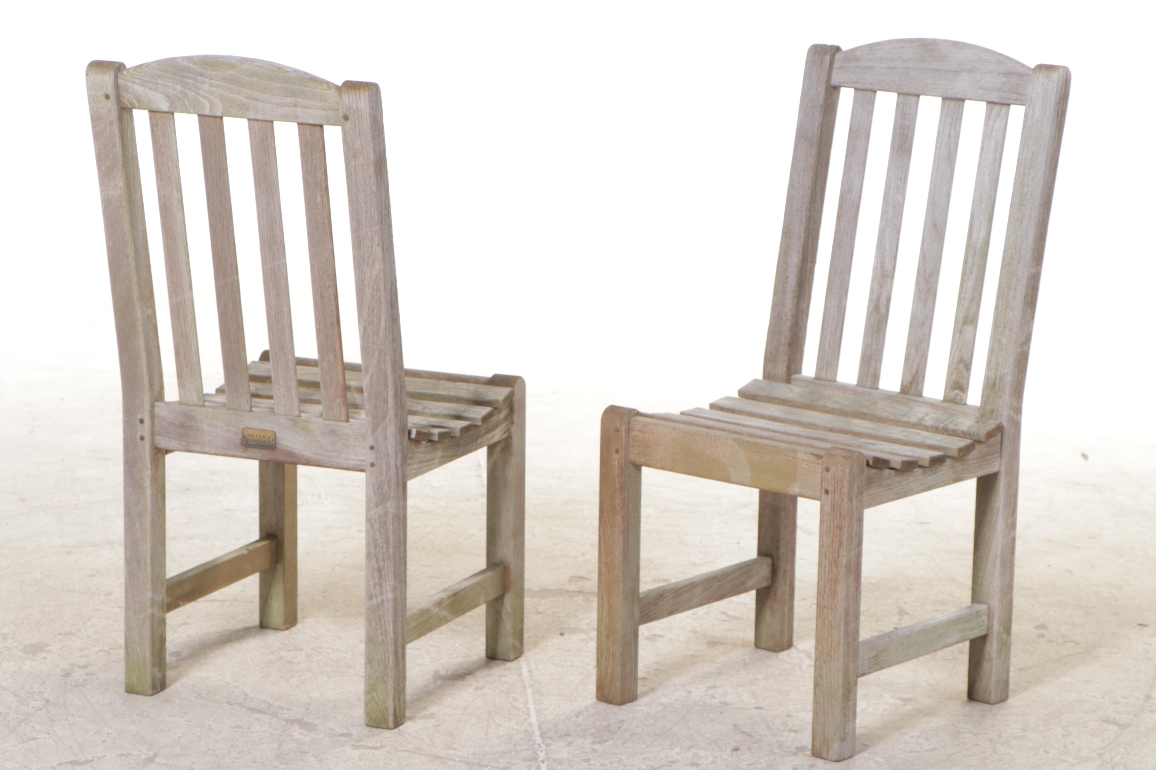 Five-Piece Smith & Hawken Teak Patio Dining Set