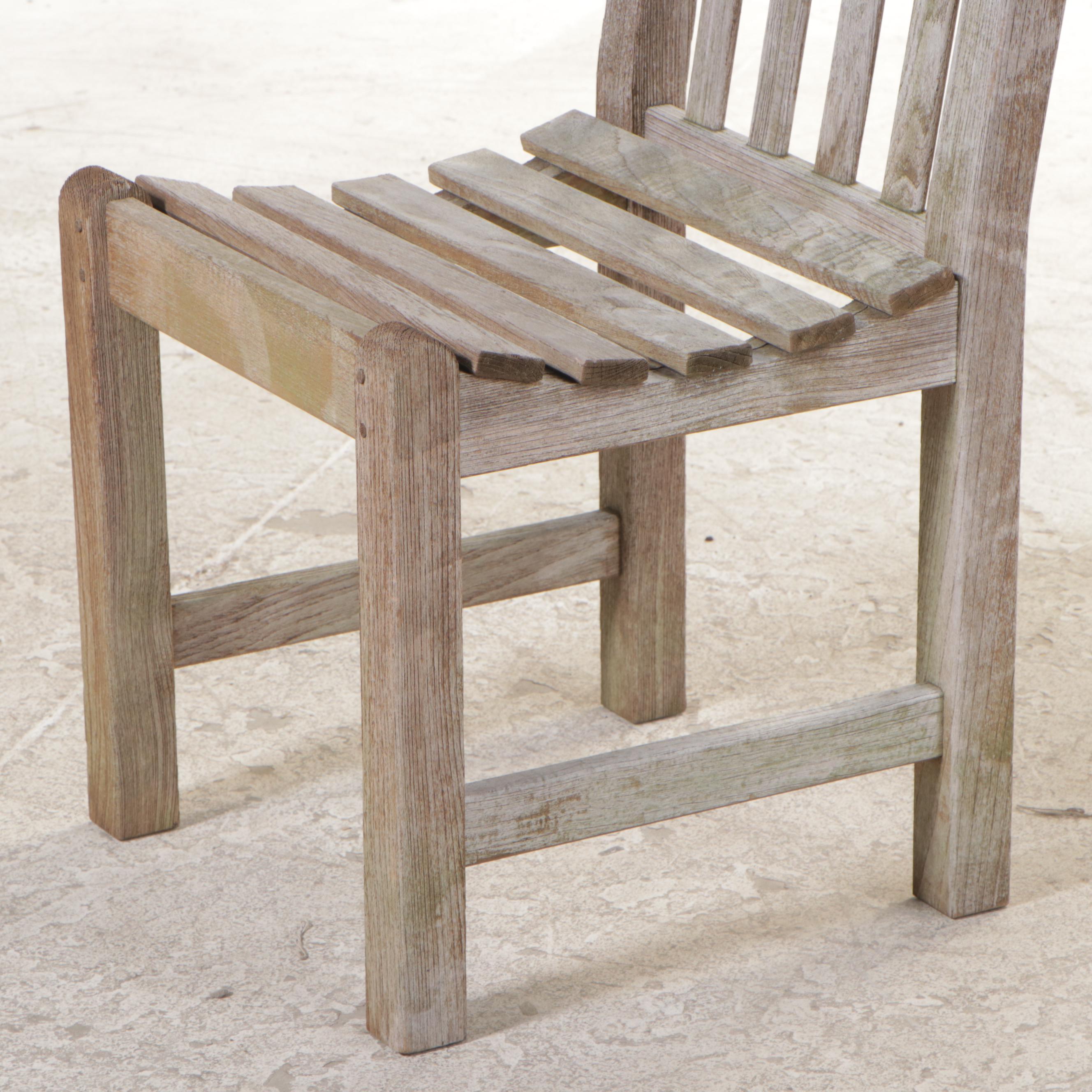 Five-Piece Smith & Hawken Teak Patio Dining Set