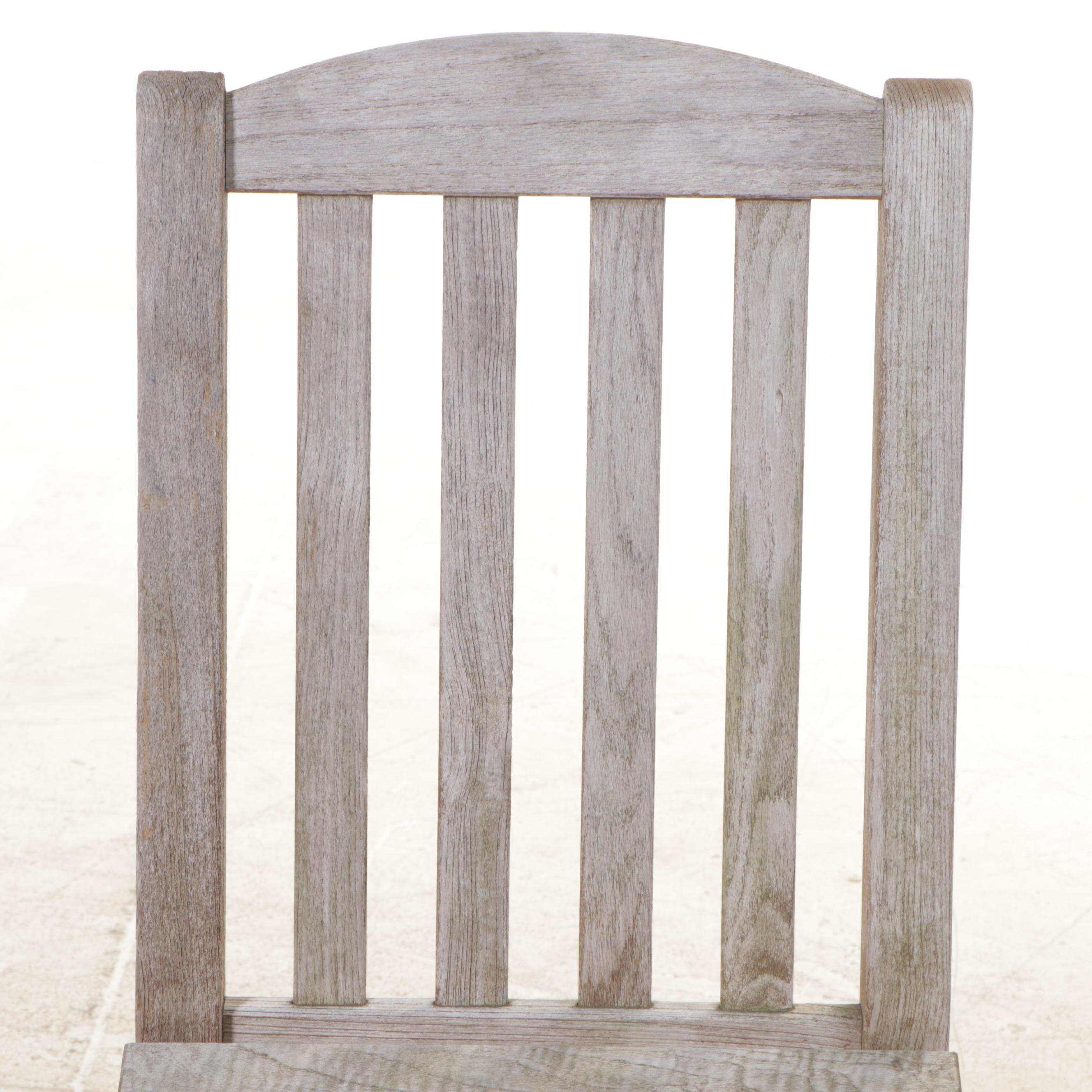 Five-Piece Smith & Hawken Teak Patio Dining Set