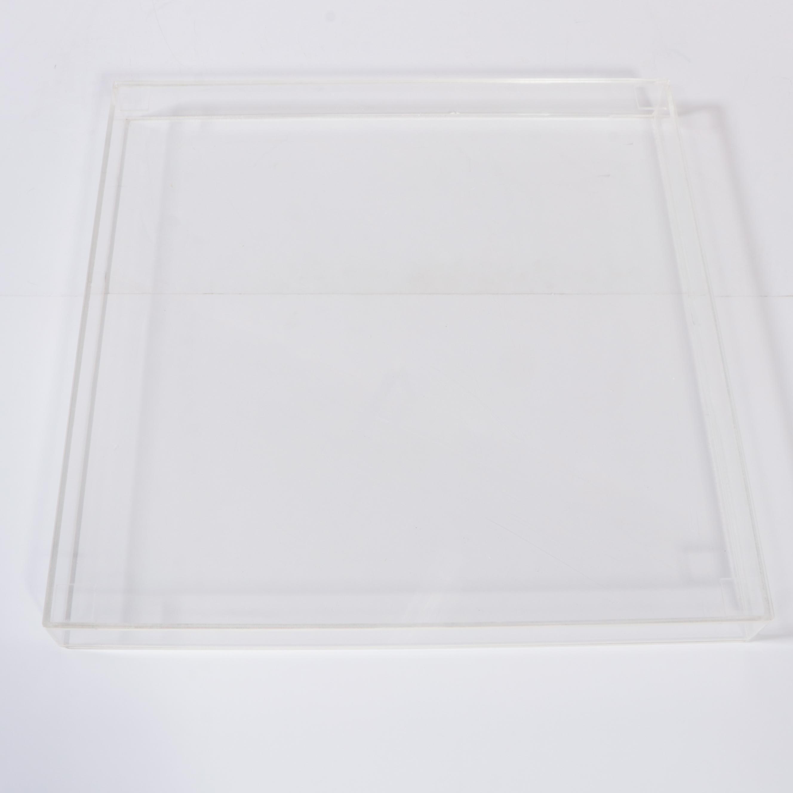 Custom Acrylic Display Cases with Wooden Storage Crates