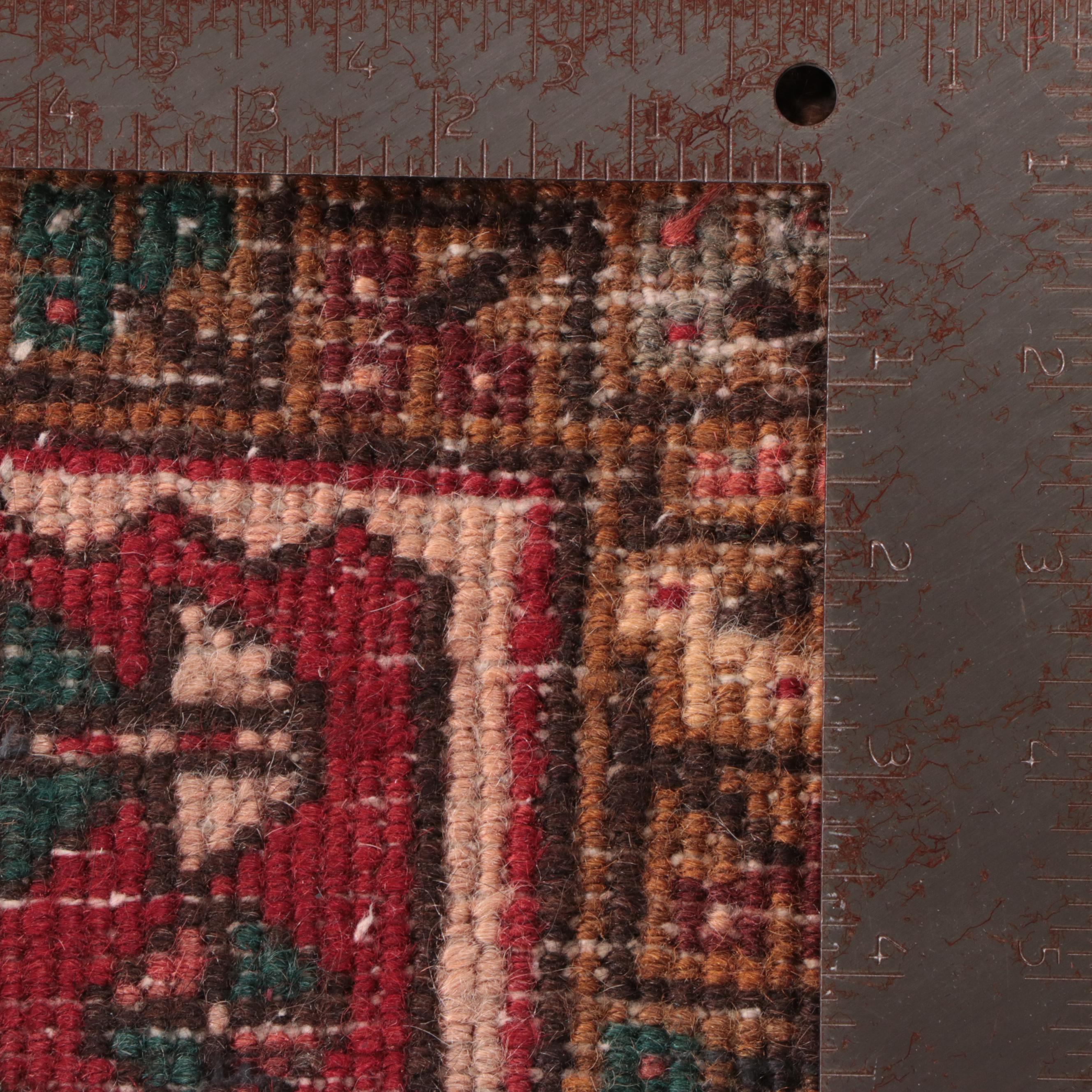 4'8 x 6'9 Hand-Knotted Persian Heriz Area Rug