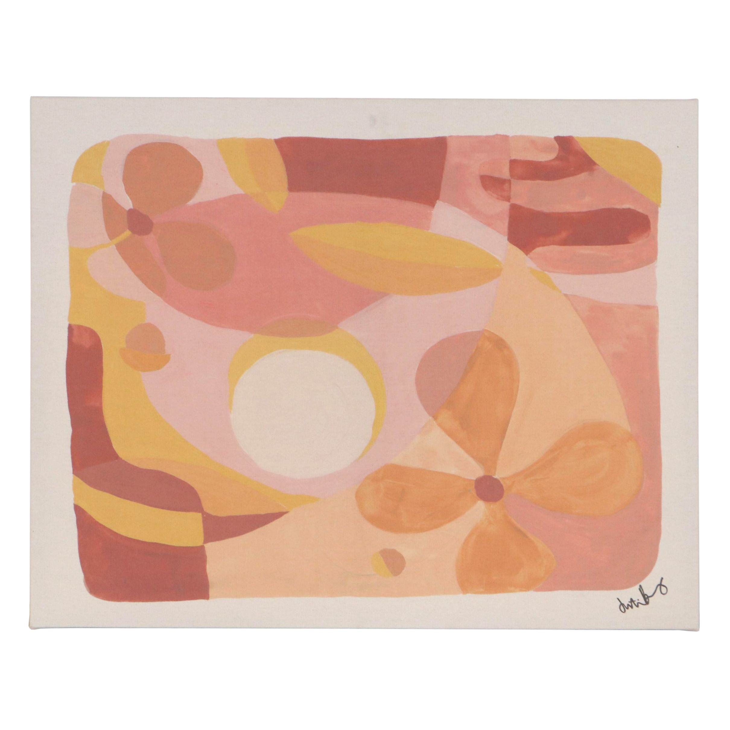 Threshold Dome Chandelier, Mantel Wall Mirror, and Giclée After Justina Blakeney