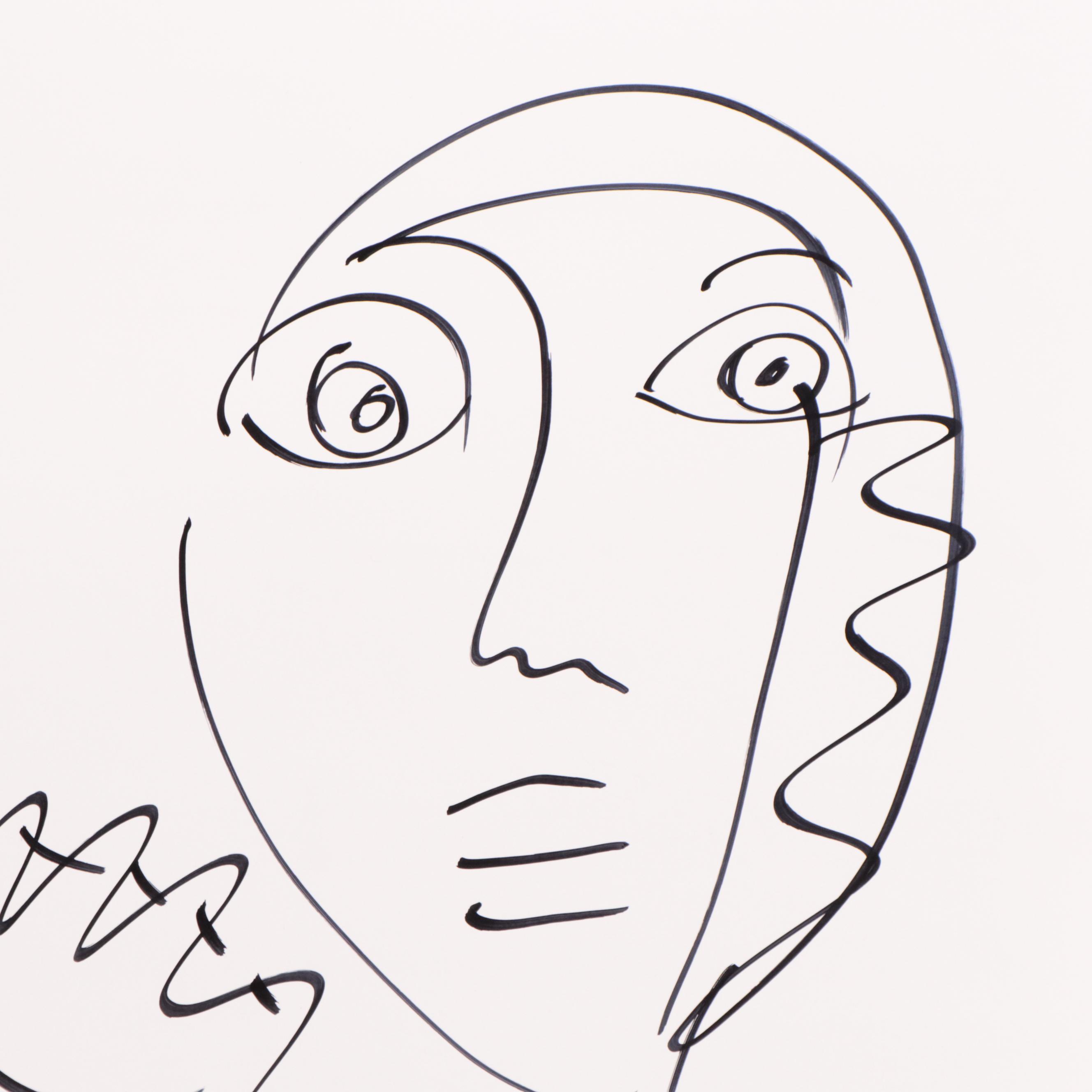 Peter Keil Ink Portrait