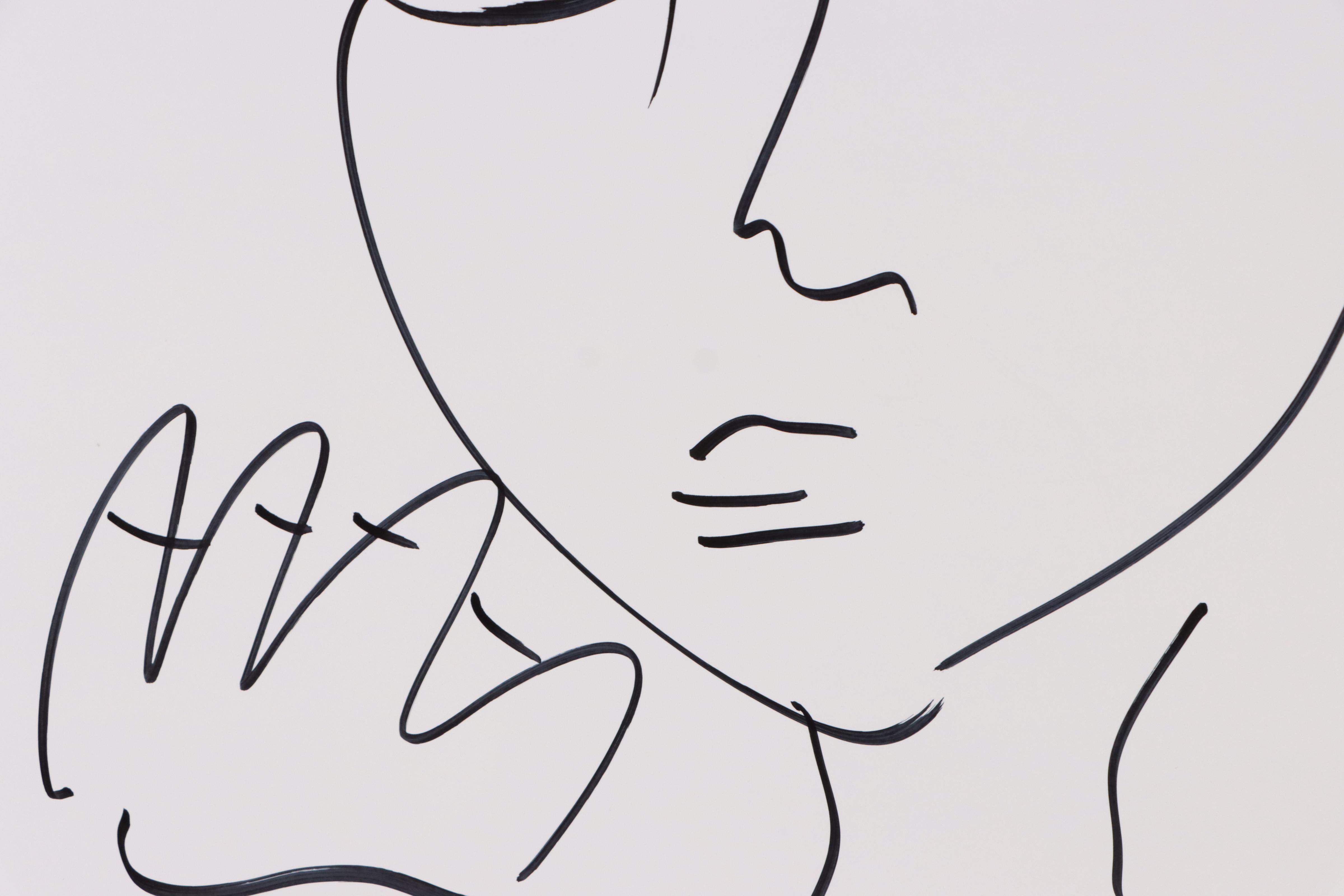 Peter Keil Ink Portrait