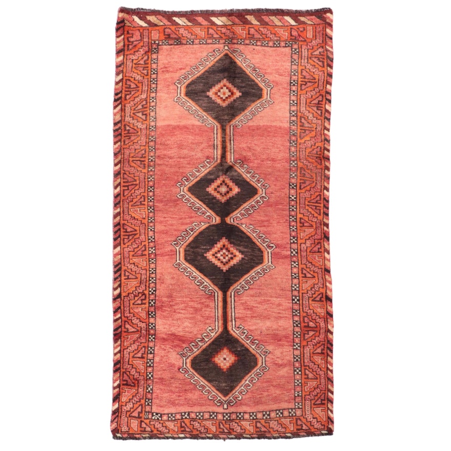 3'10 x 7'6 Hand-Knotted Persian Lurs Long Rug