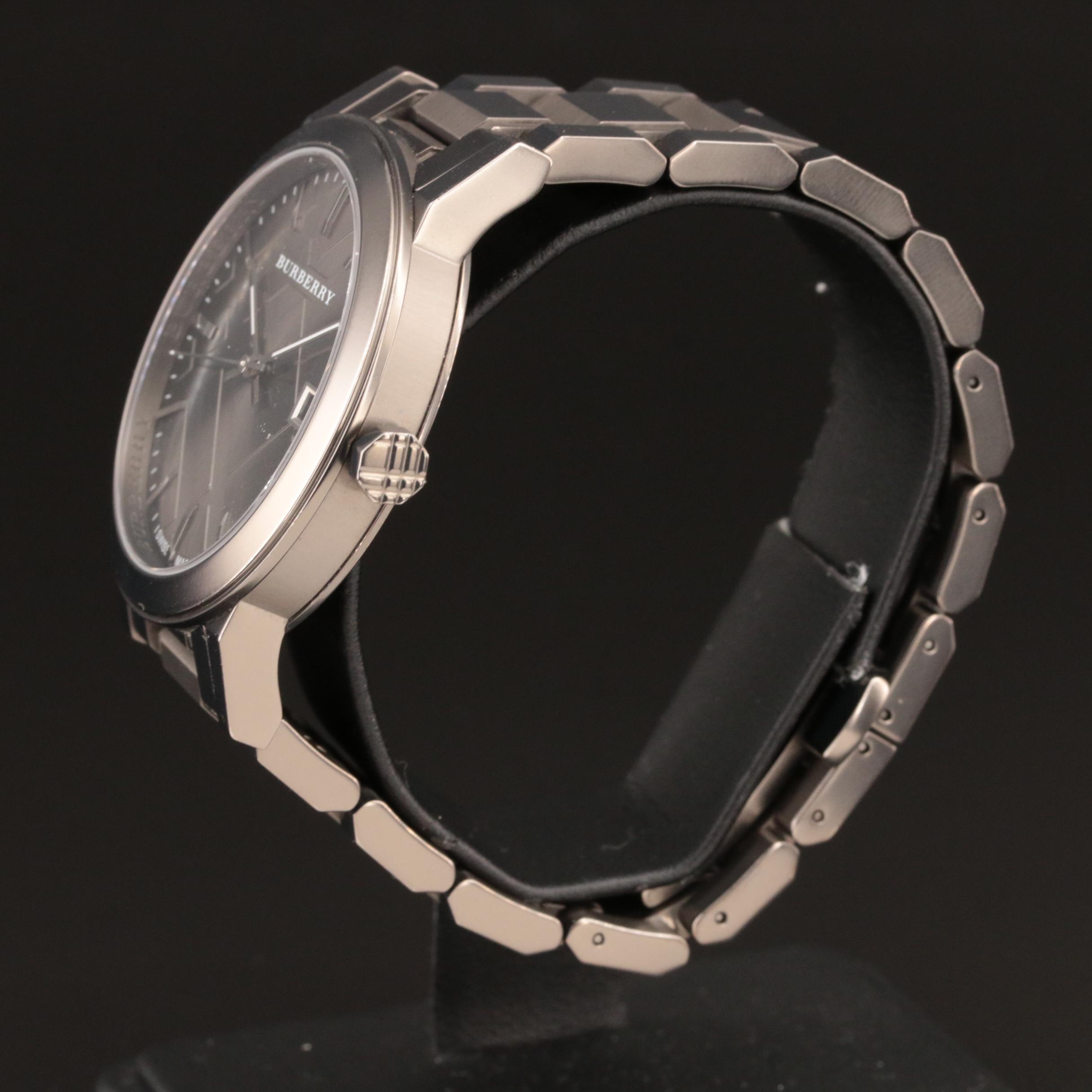 Burberry Gunmetal PVD Stainless Steel Watch