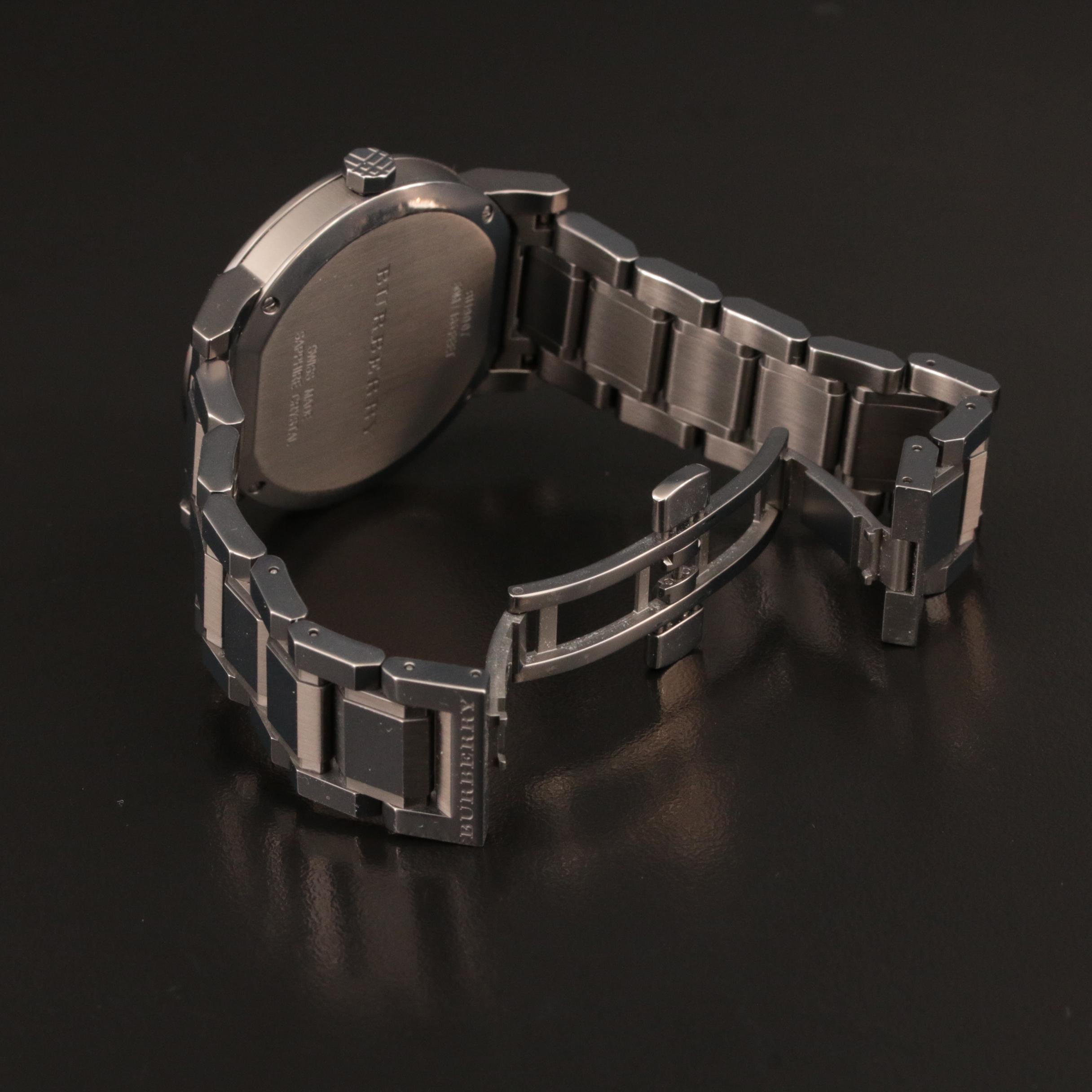 Burberry Gunmetal PVD Stainless Steel Watch