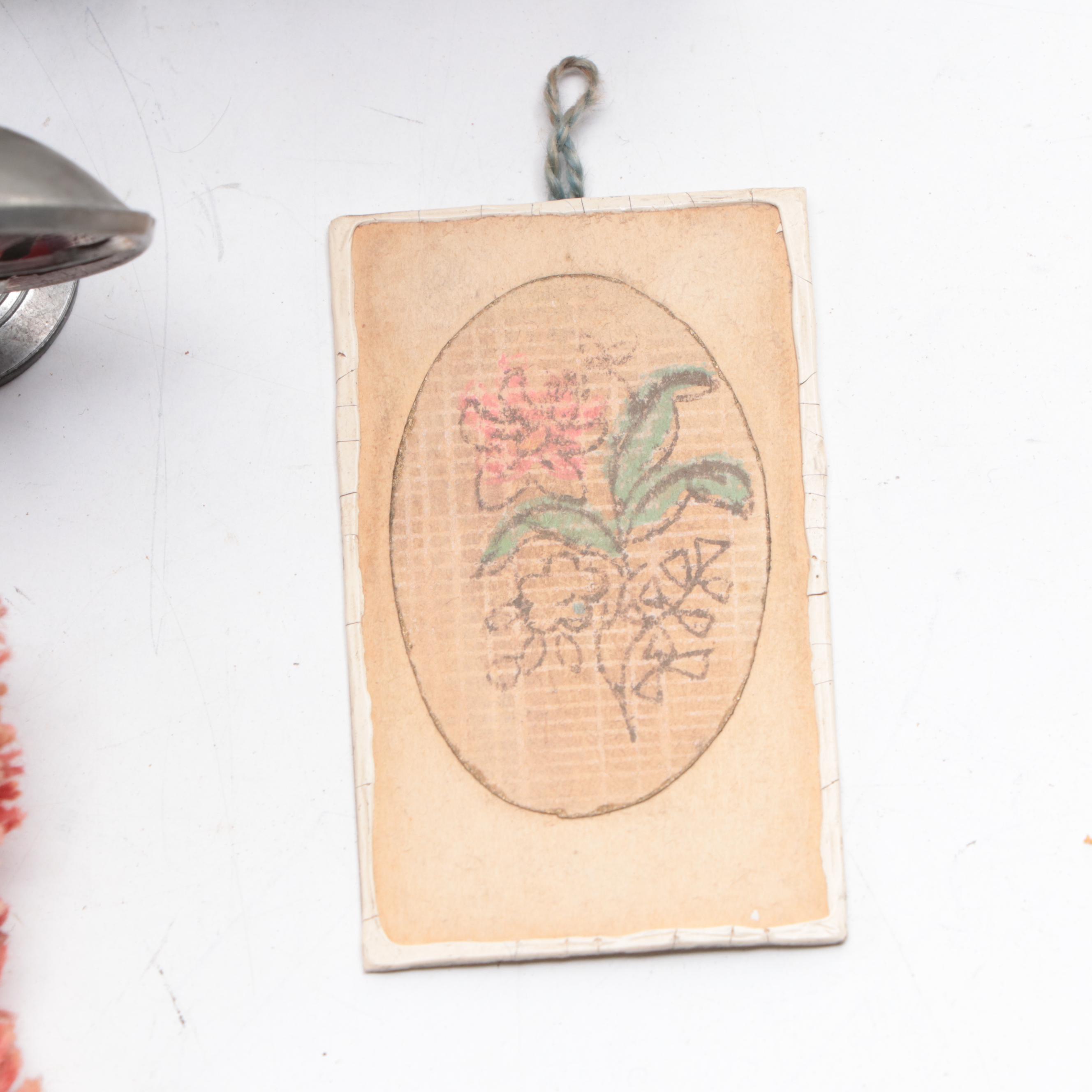 Wooden Dollhouse Furniture and Accessories, Mid to Late 20th Century