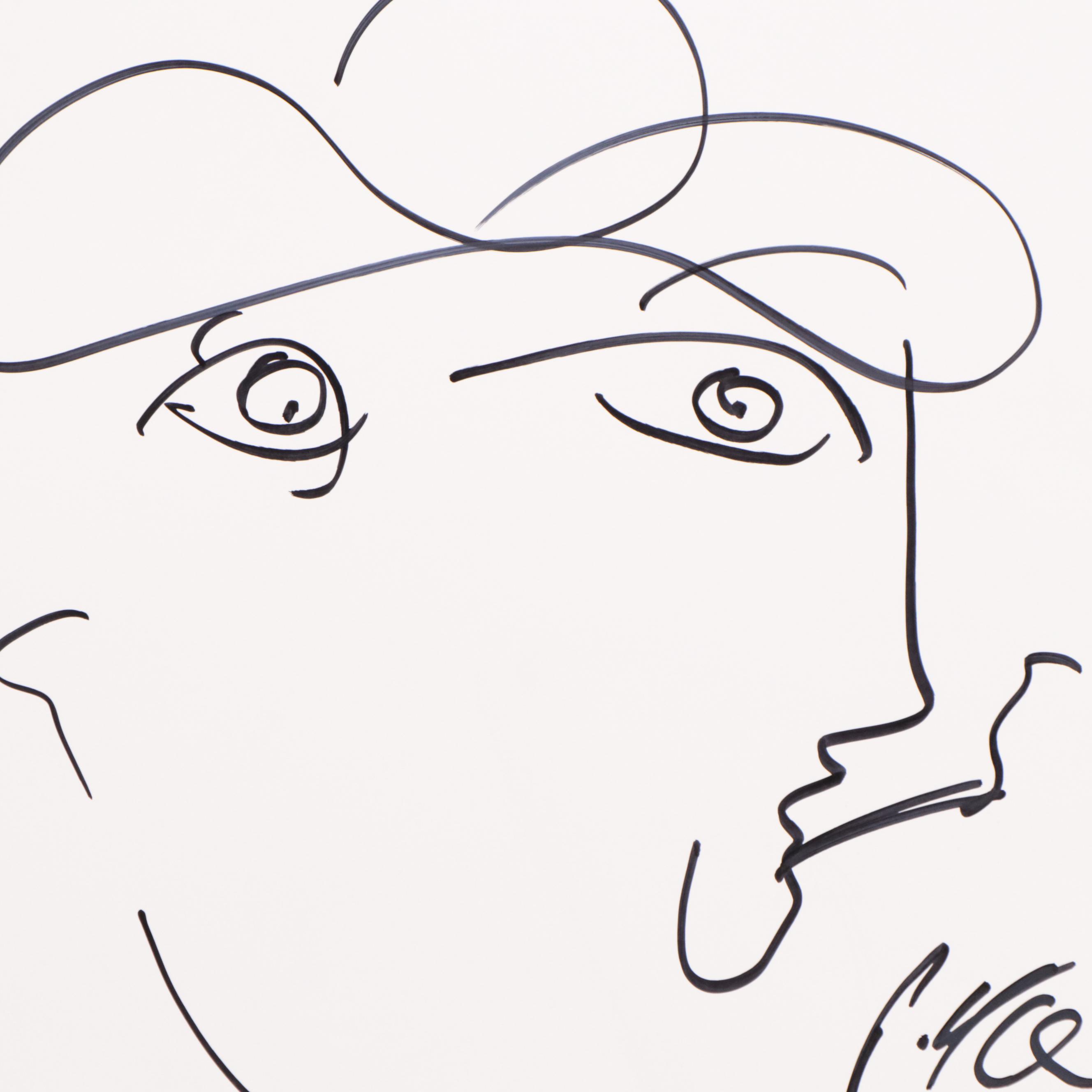 Peter Keil Ink Portrait