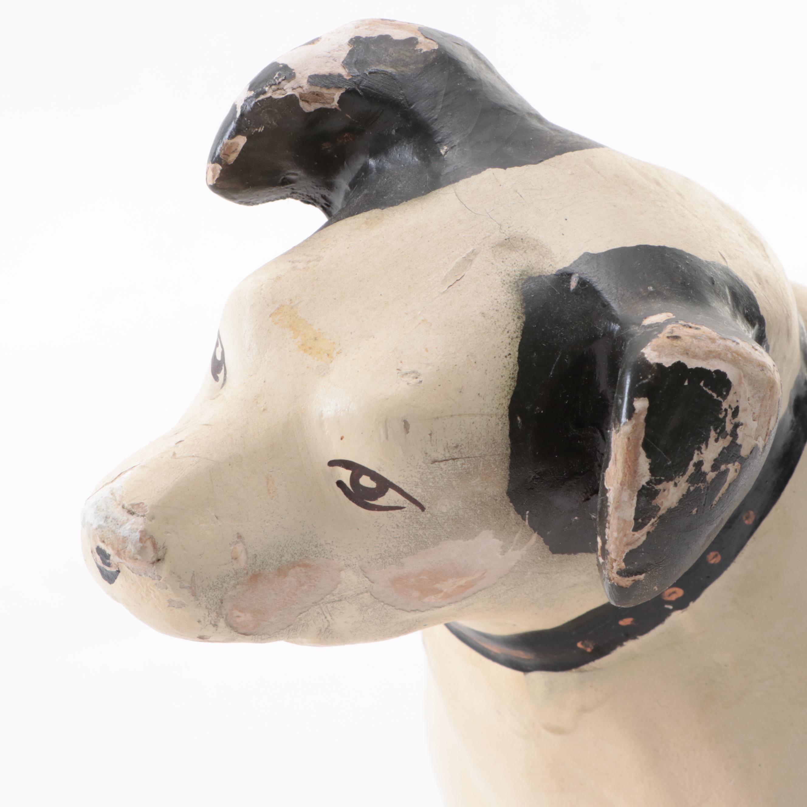 RCA Nipper Composite Display Figurine, Early to Mid-20th Century