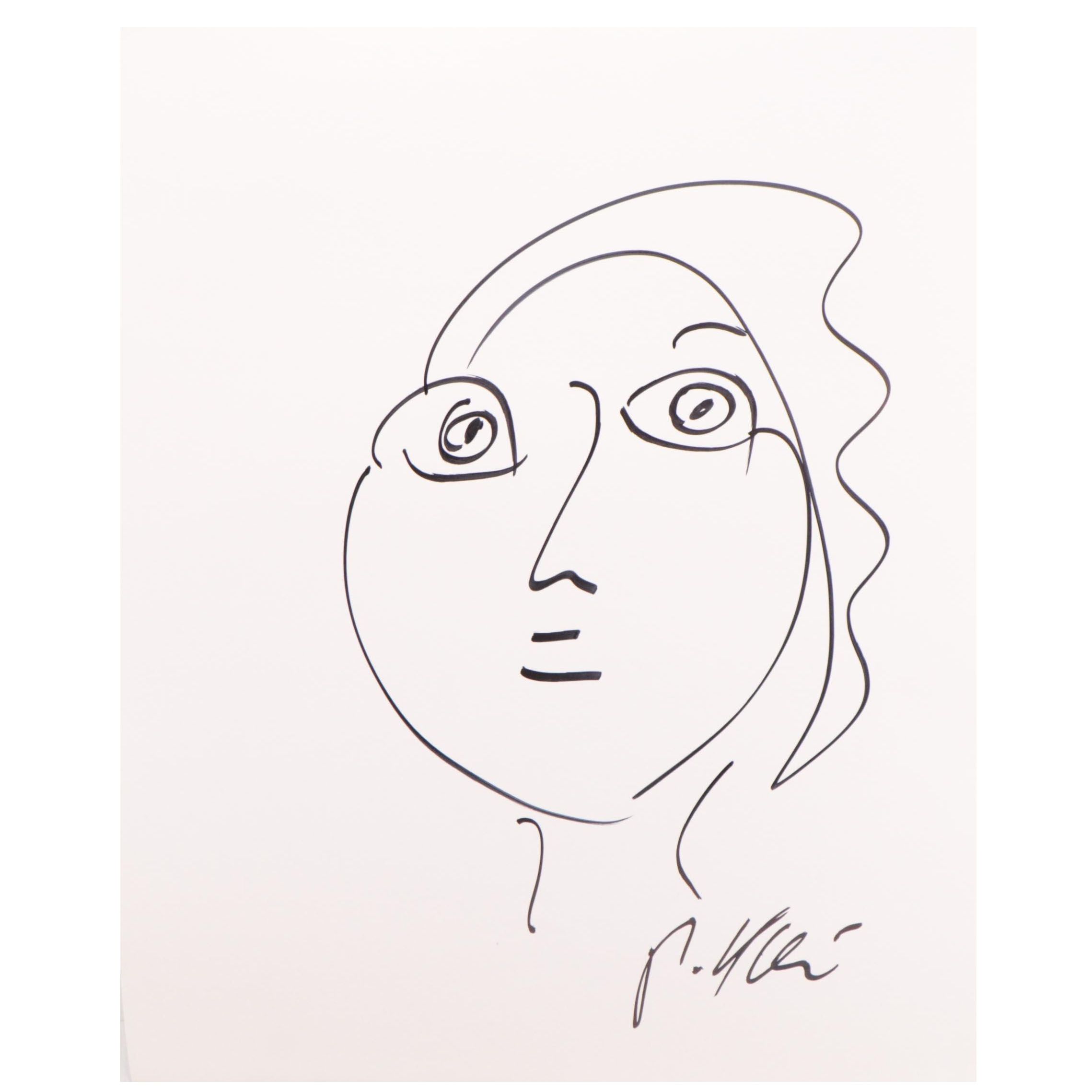 Peter Keil Ink Portrait