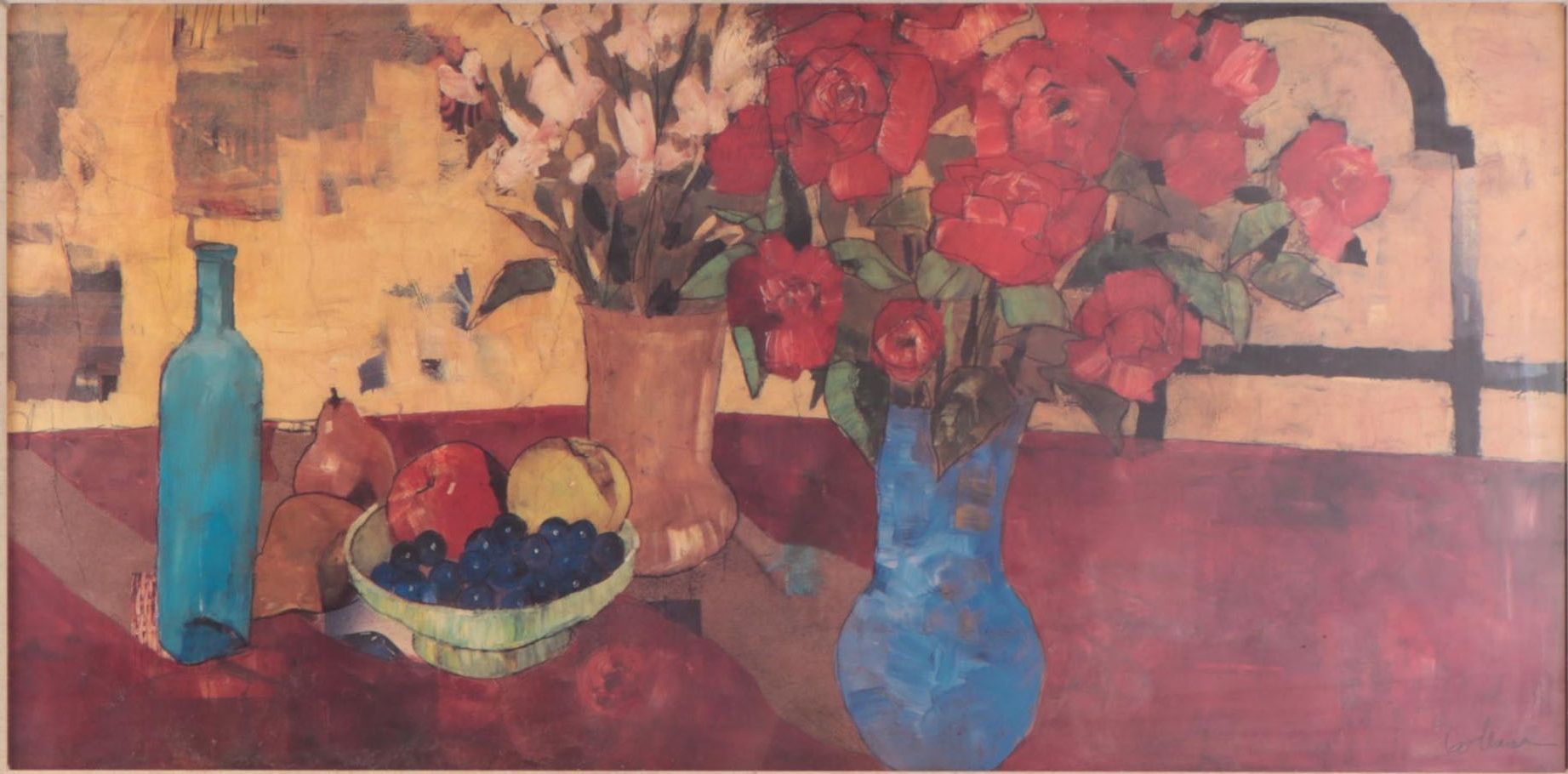 Offset Lithograph After Gabriela Ibarra "The Blue Bottle"