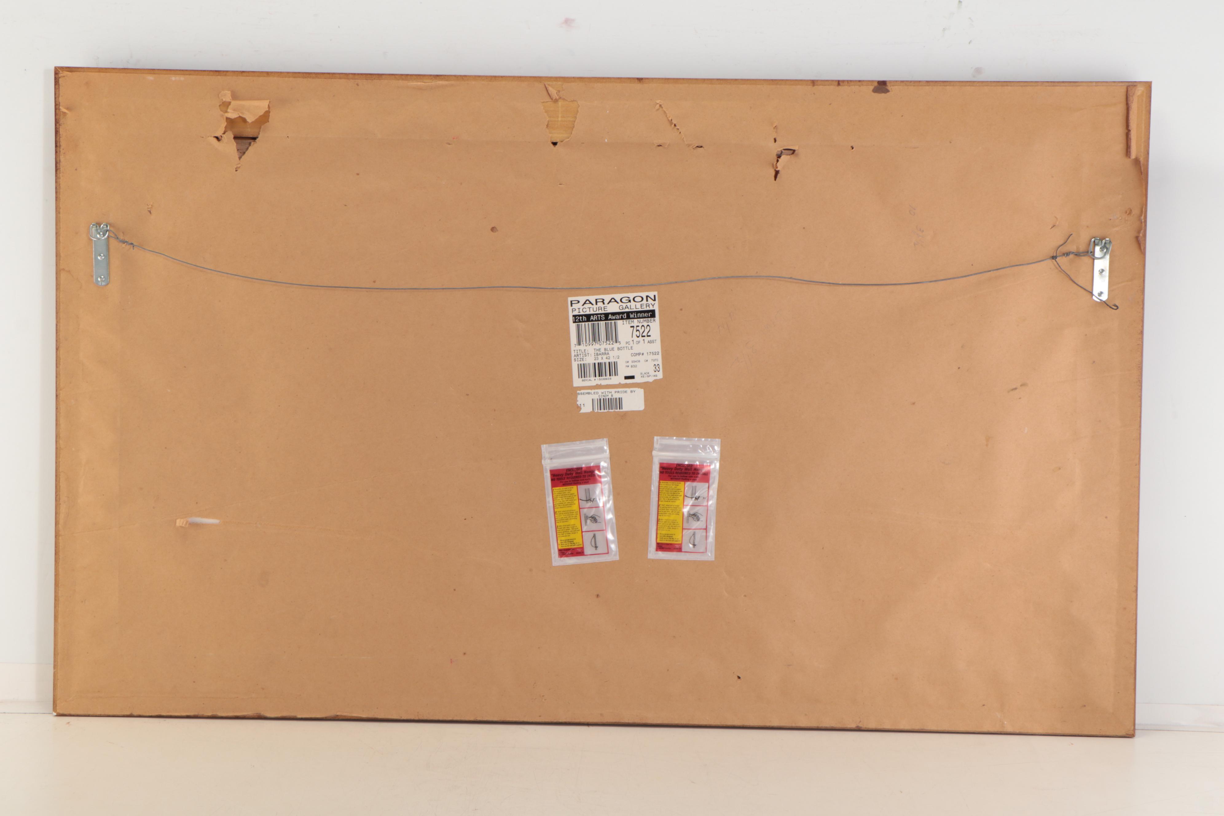 Offset Lithograph After Gabriela Ibarra "The Blue Bottle"