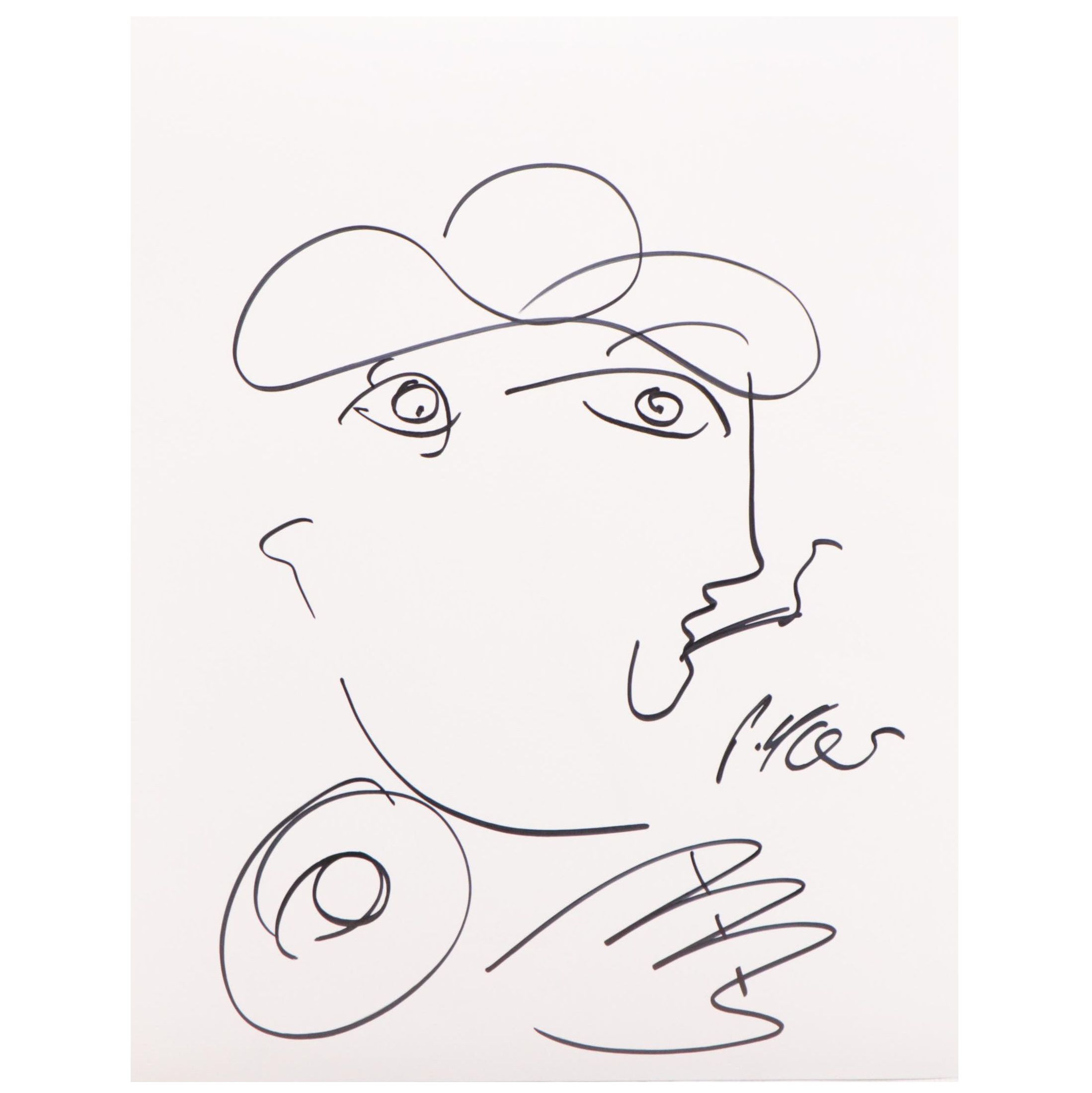 Peter Keil Ink Portrait