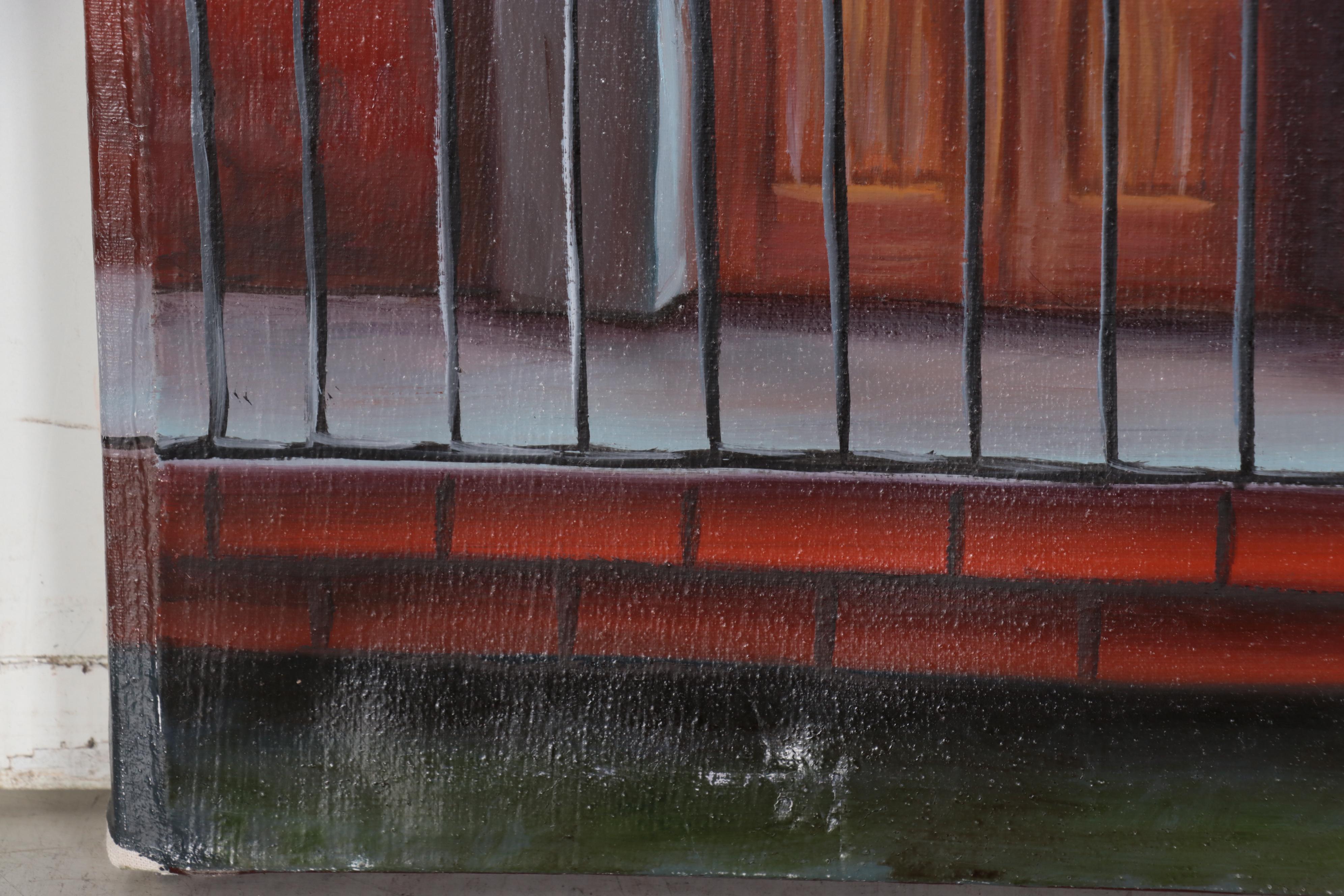 Oil Painting of Santa Prisca Church