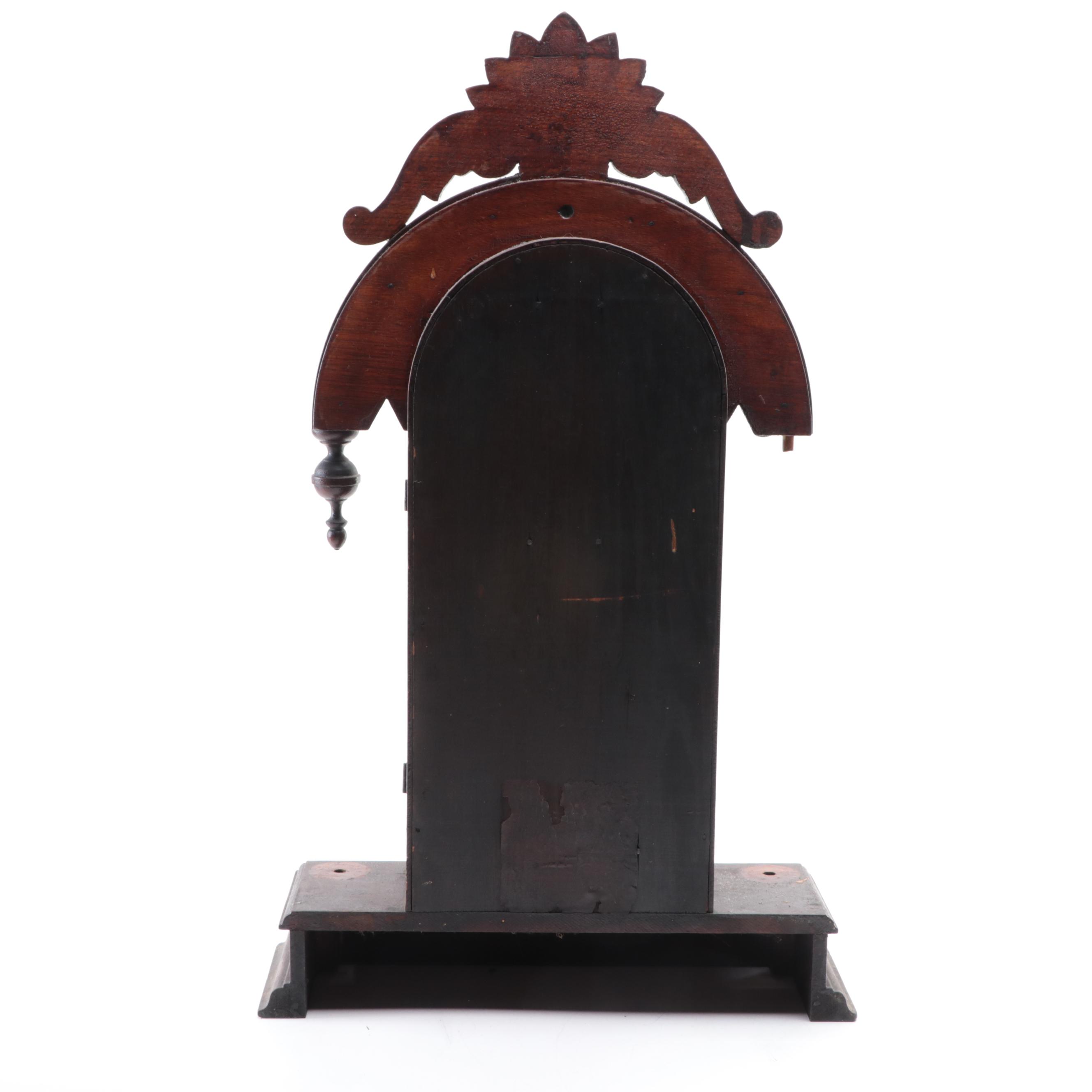 New Haven Clock Co. Mahogany Eight Day Mantel Clock, Late 19th Century