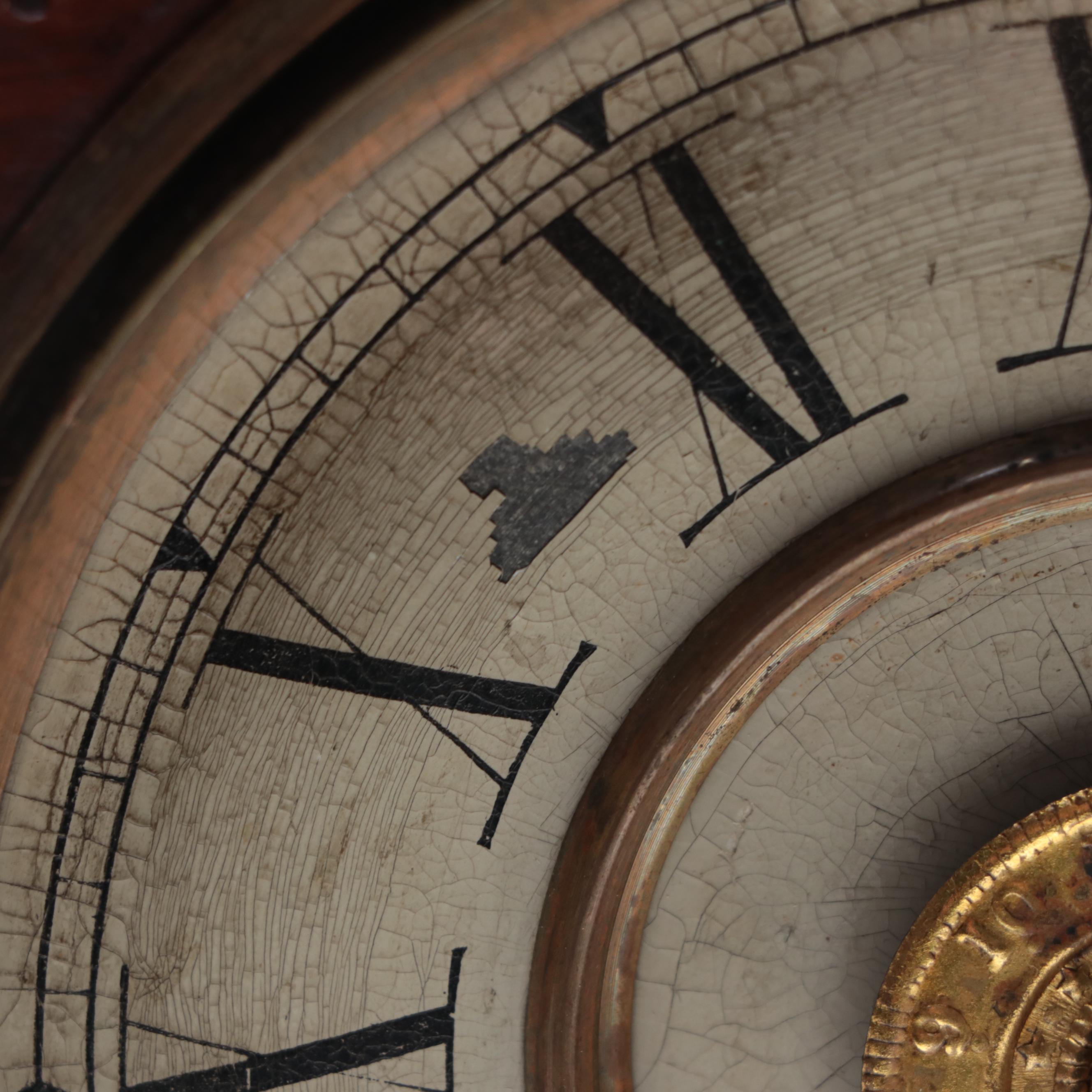 New Haven Clock Co. Mahogany Eight Day Mantel Clock, Late 19th Century