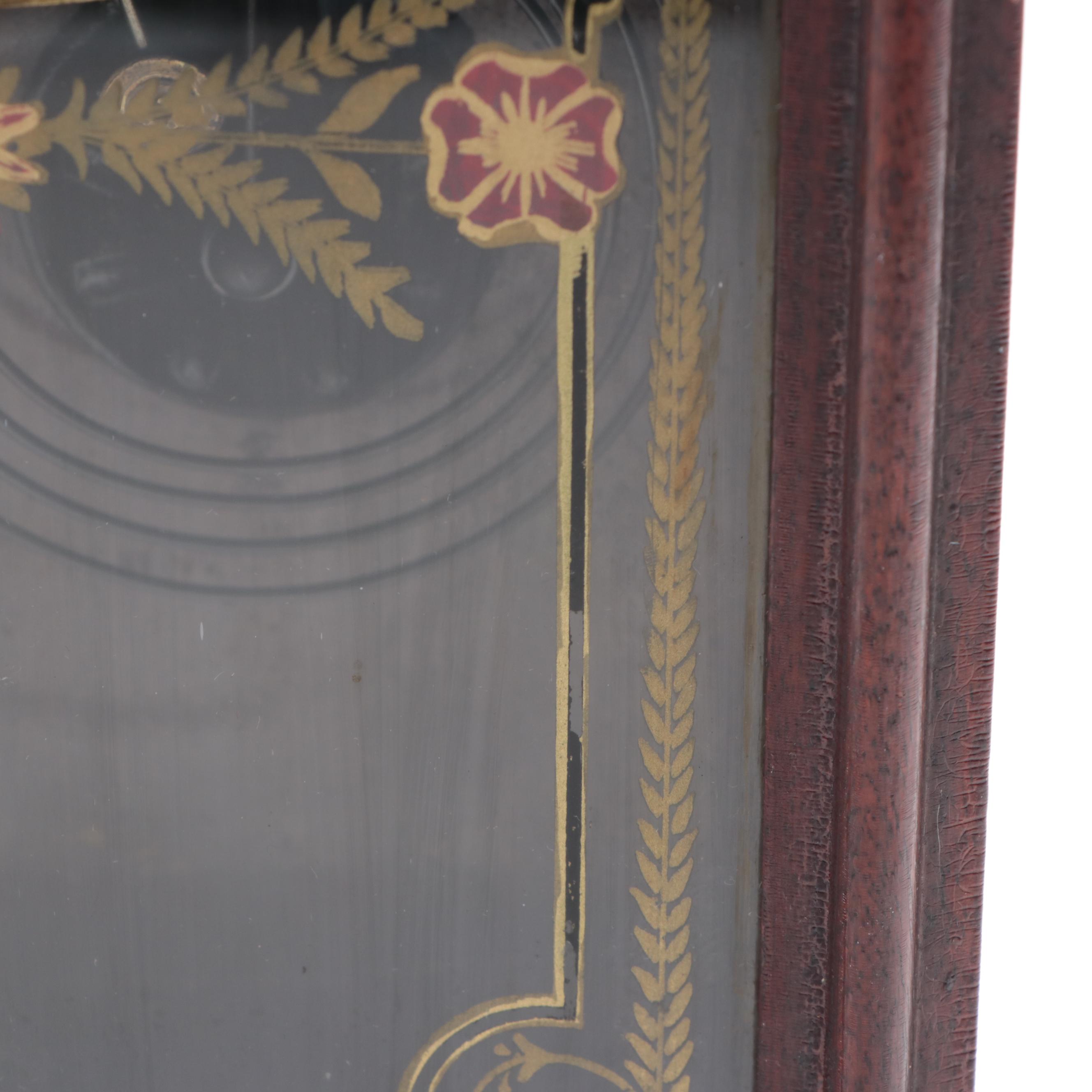 New Haven Clock Co. Mahogany Eight Day Mantel Clock, Late 19th Century