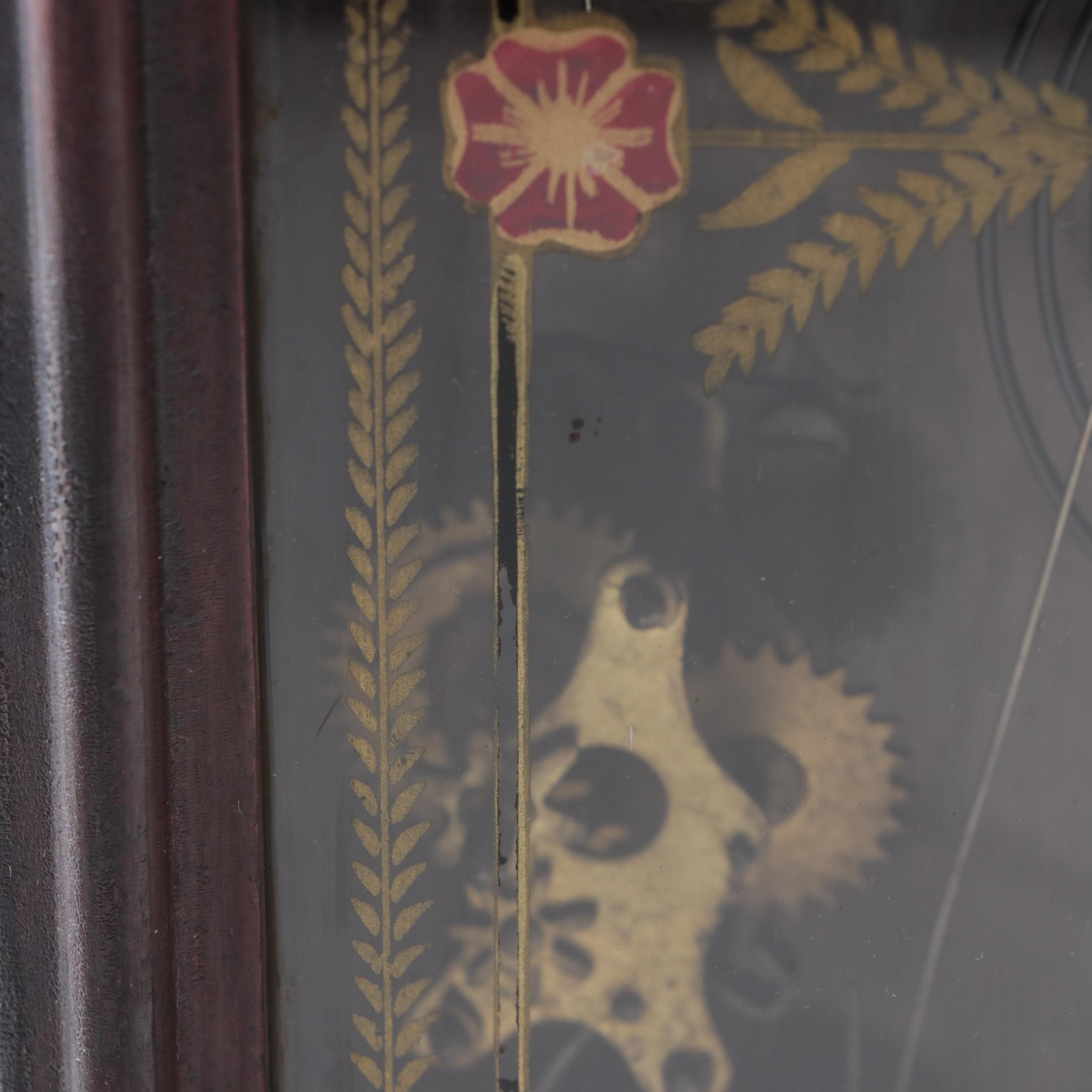 New Haven Clock Co. Mahogany Eight Day Mantel Clock, Late 19th Century