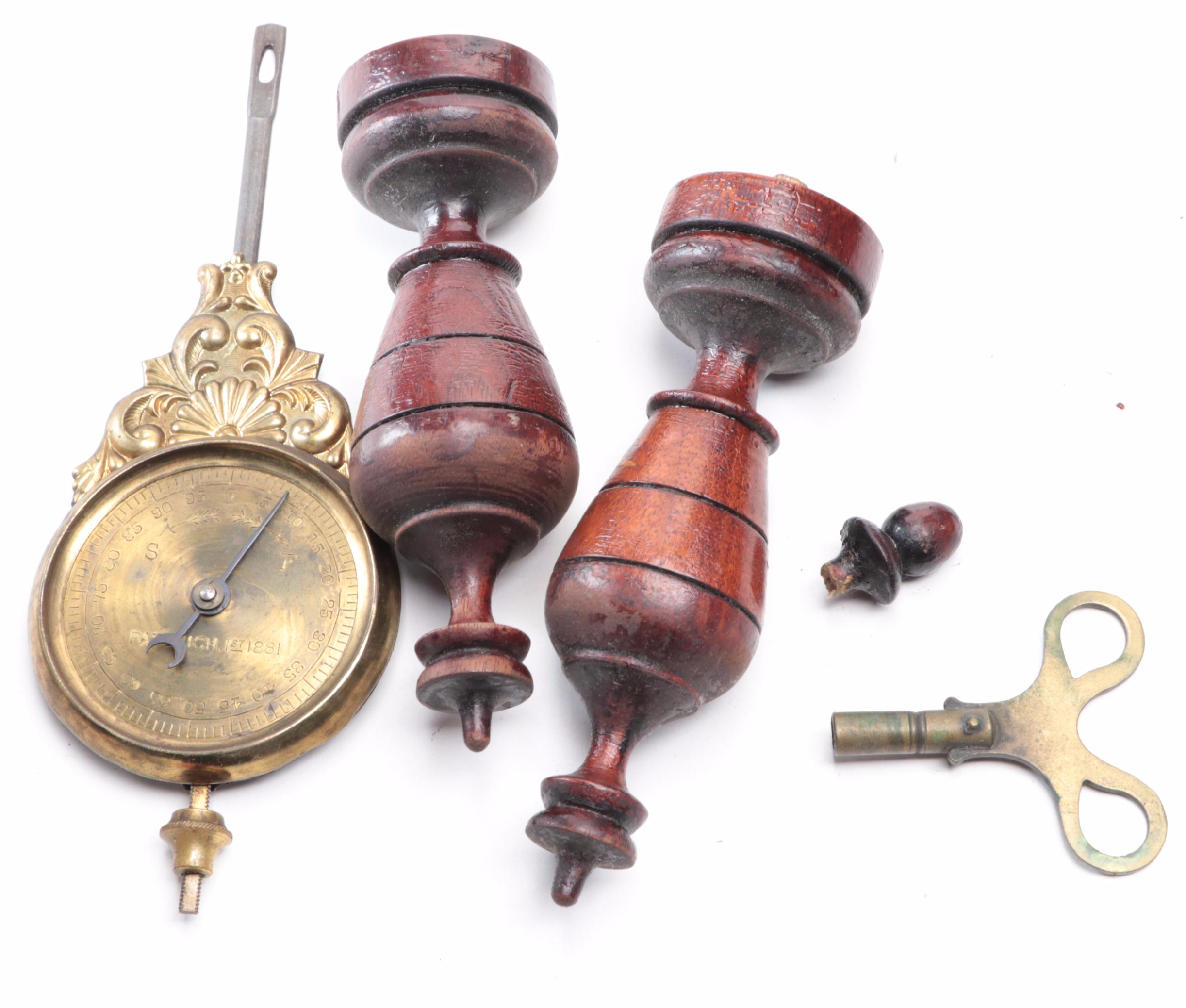 New Haven Clock Co. Mahogany Eight Day Mantel Clock, Late 19th Century