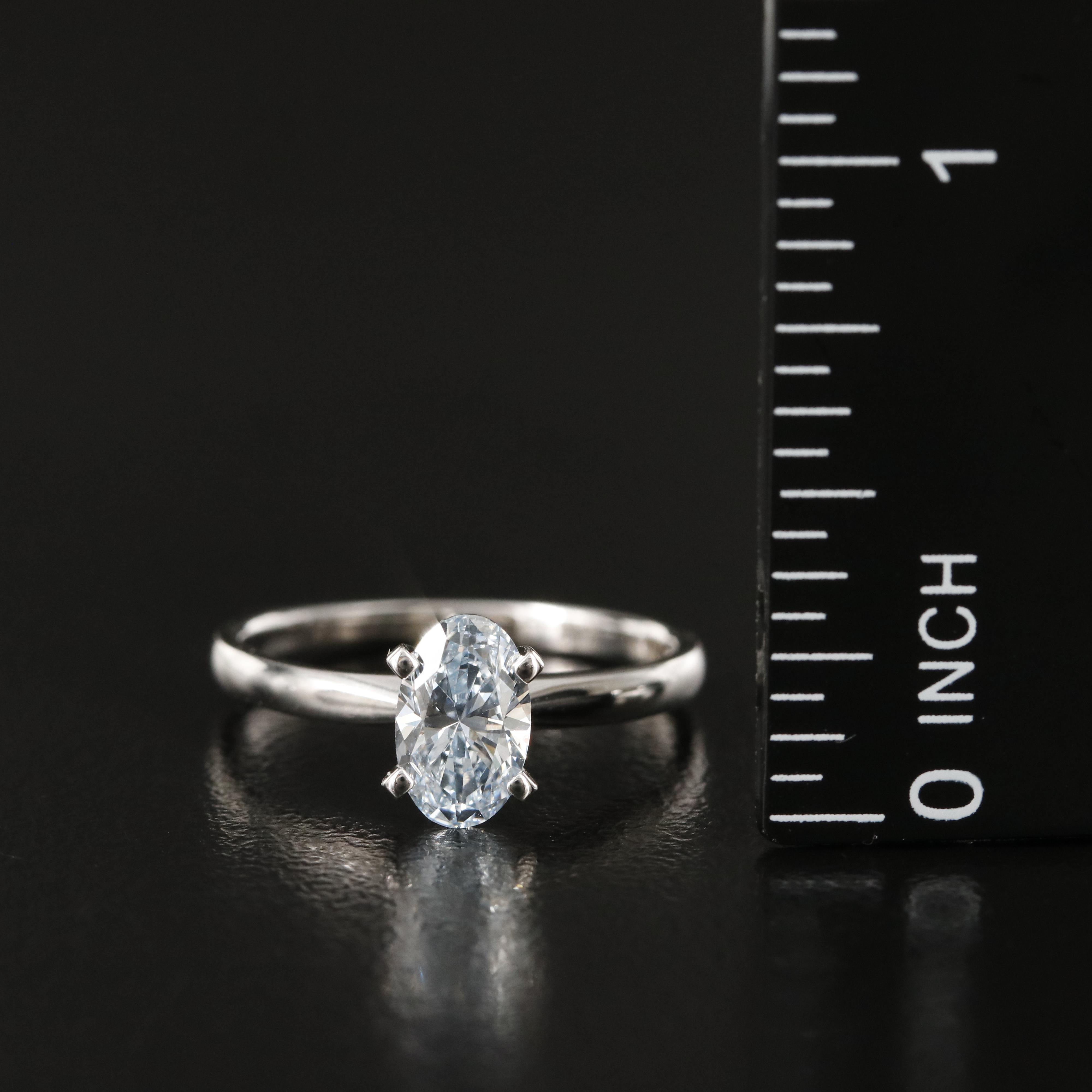 14K 0.97 CT Lab Grown Diamond Ring