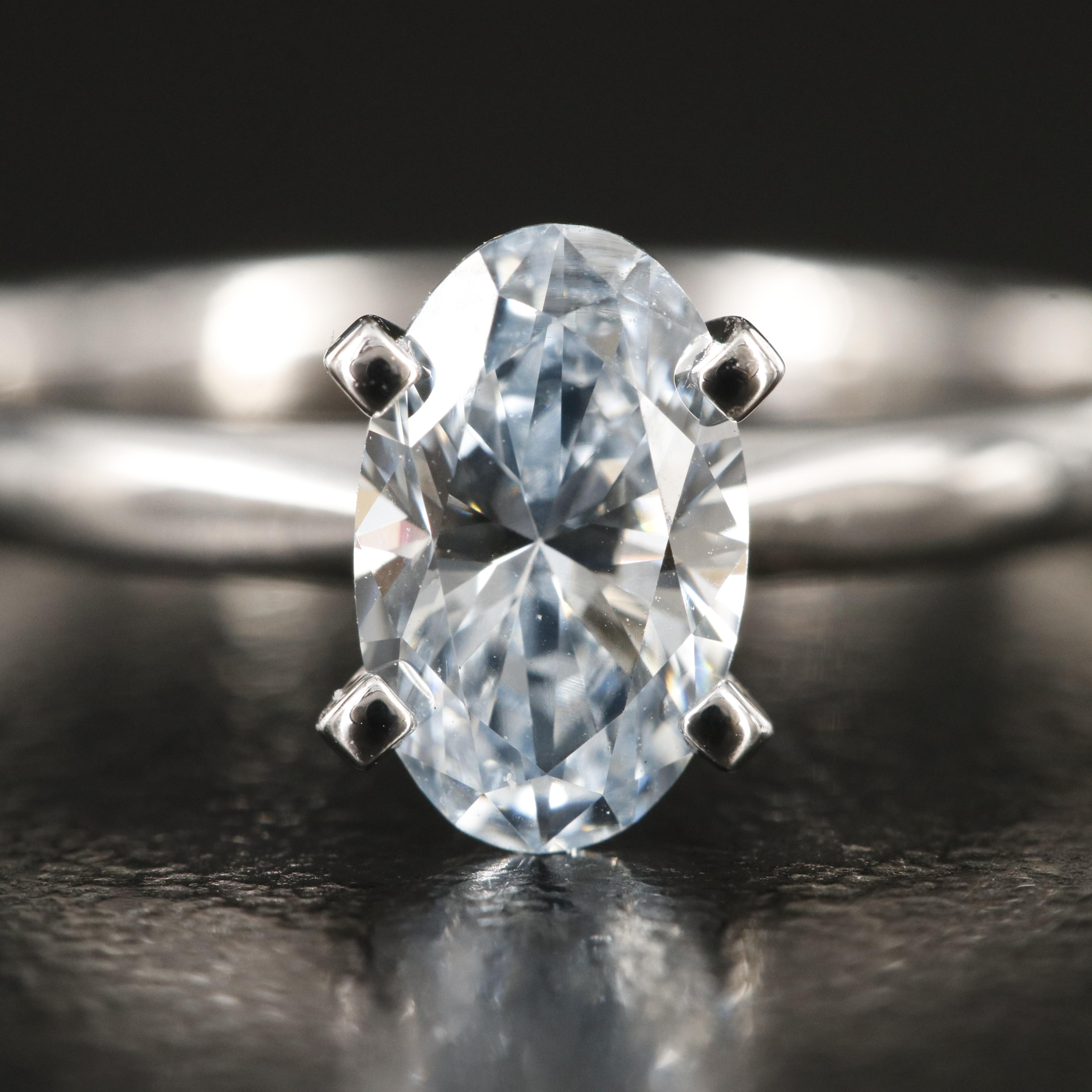 14K 0.97 CT Lab Grown Diamond Ring