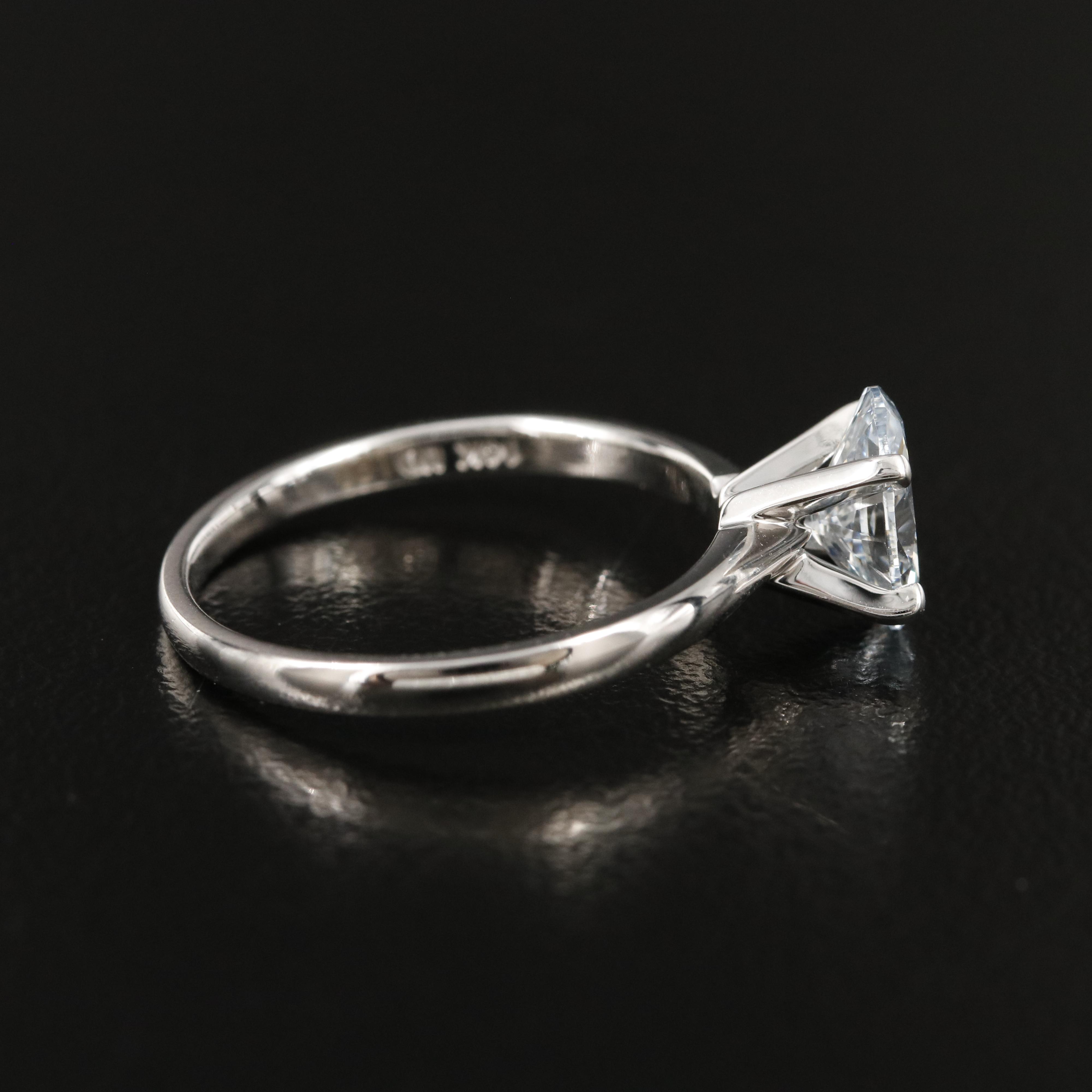 14K 0.97 CT Lab Grown Diamond Ring