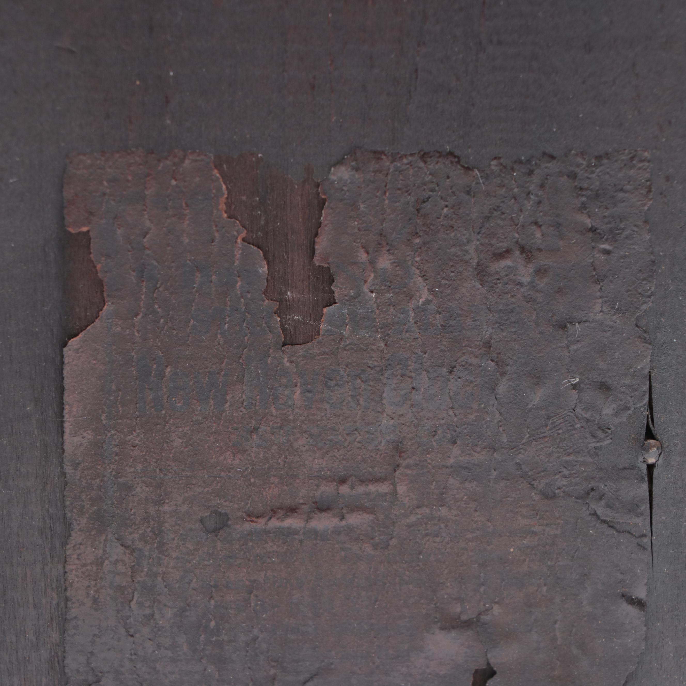 New Haven Clock Co. Mahogany Eight Day Mantel Clock, Late 19th Century