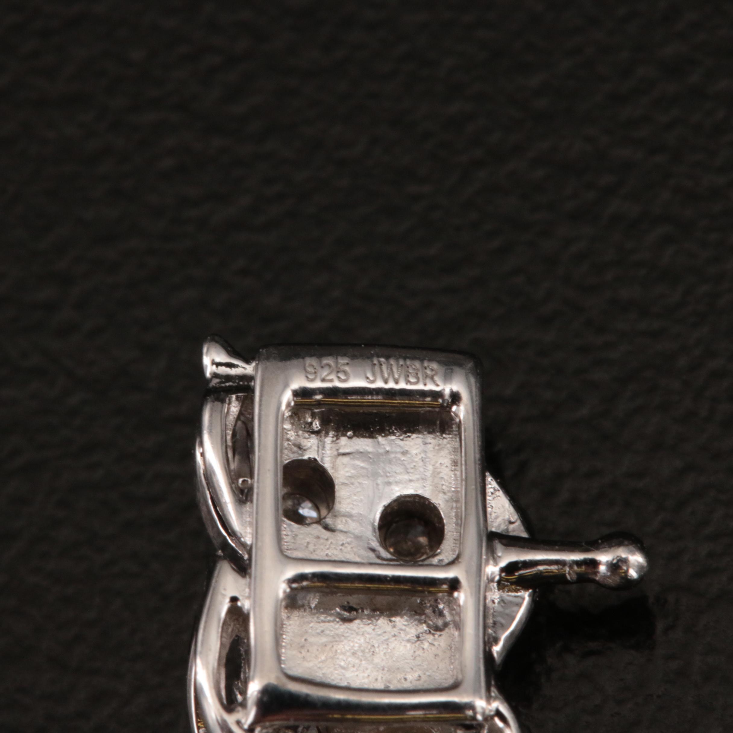 Sterling 1.02 CTW Diamond Bracelet