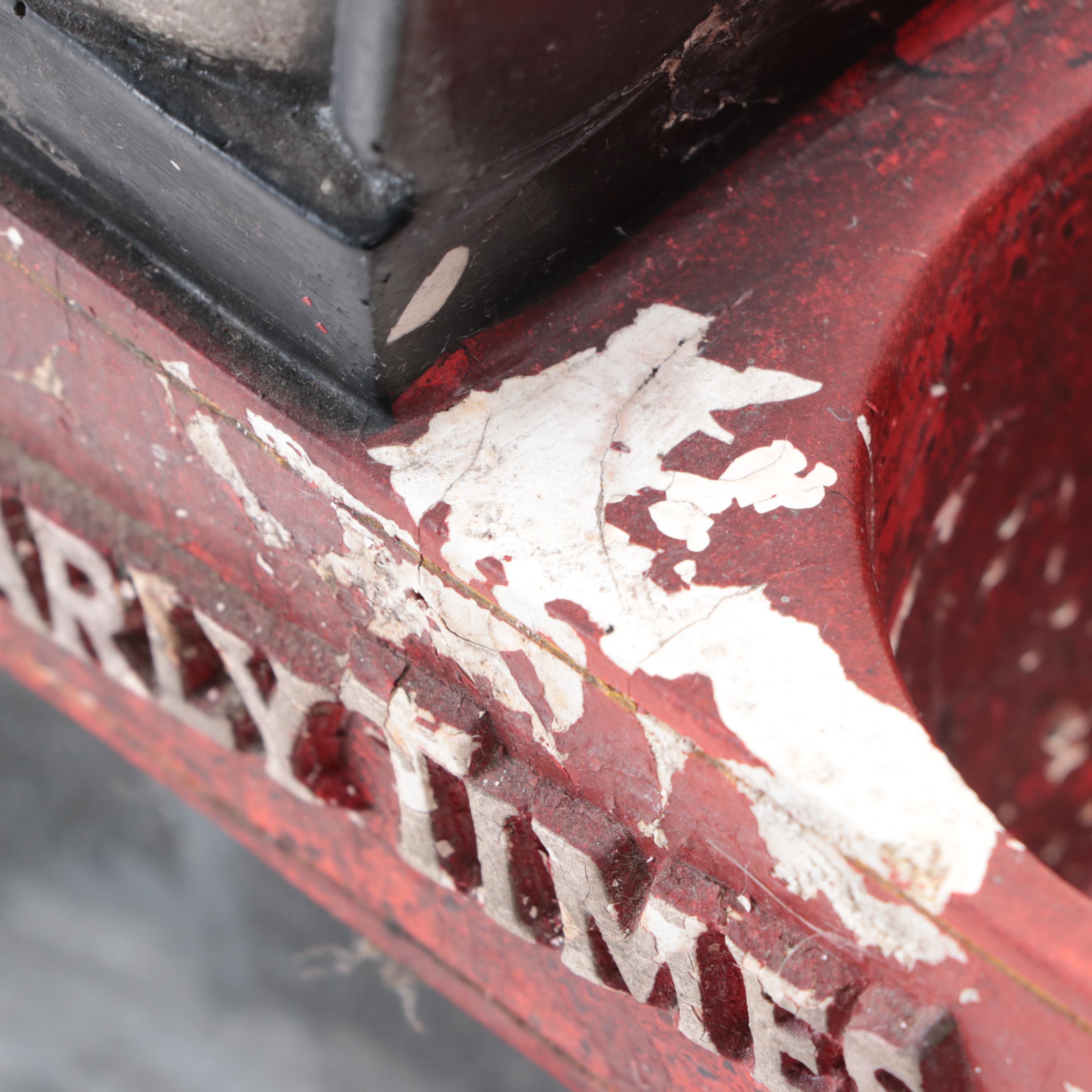 Early Times Bourbon Chalkware Display Figurine, Mid-20th Century